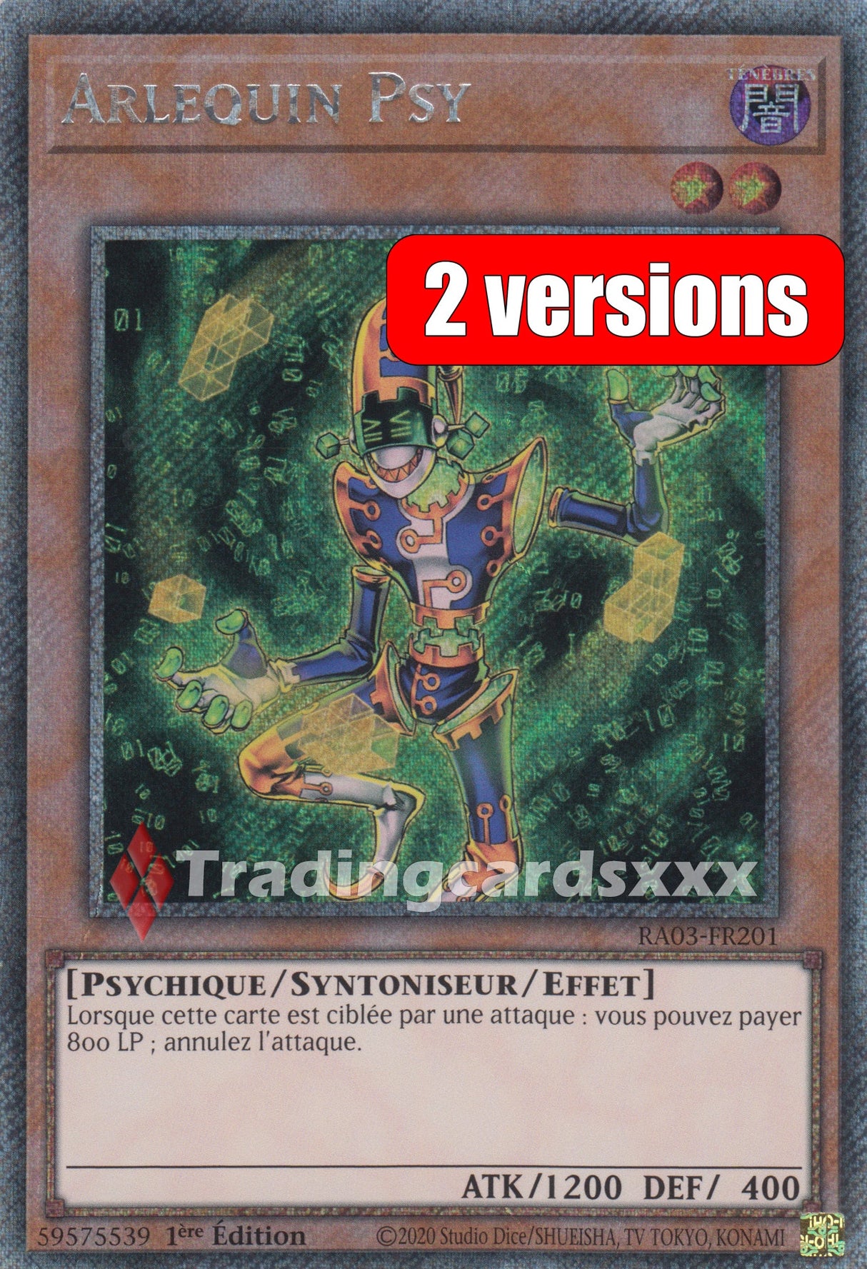 Yu-Gi-Oh! Arlequin Psy : RA03-FR201