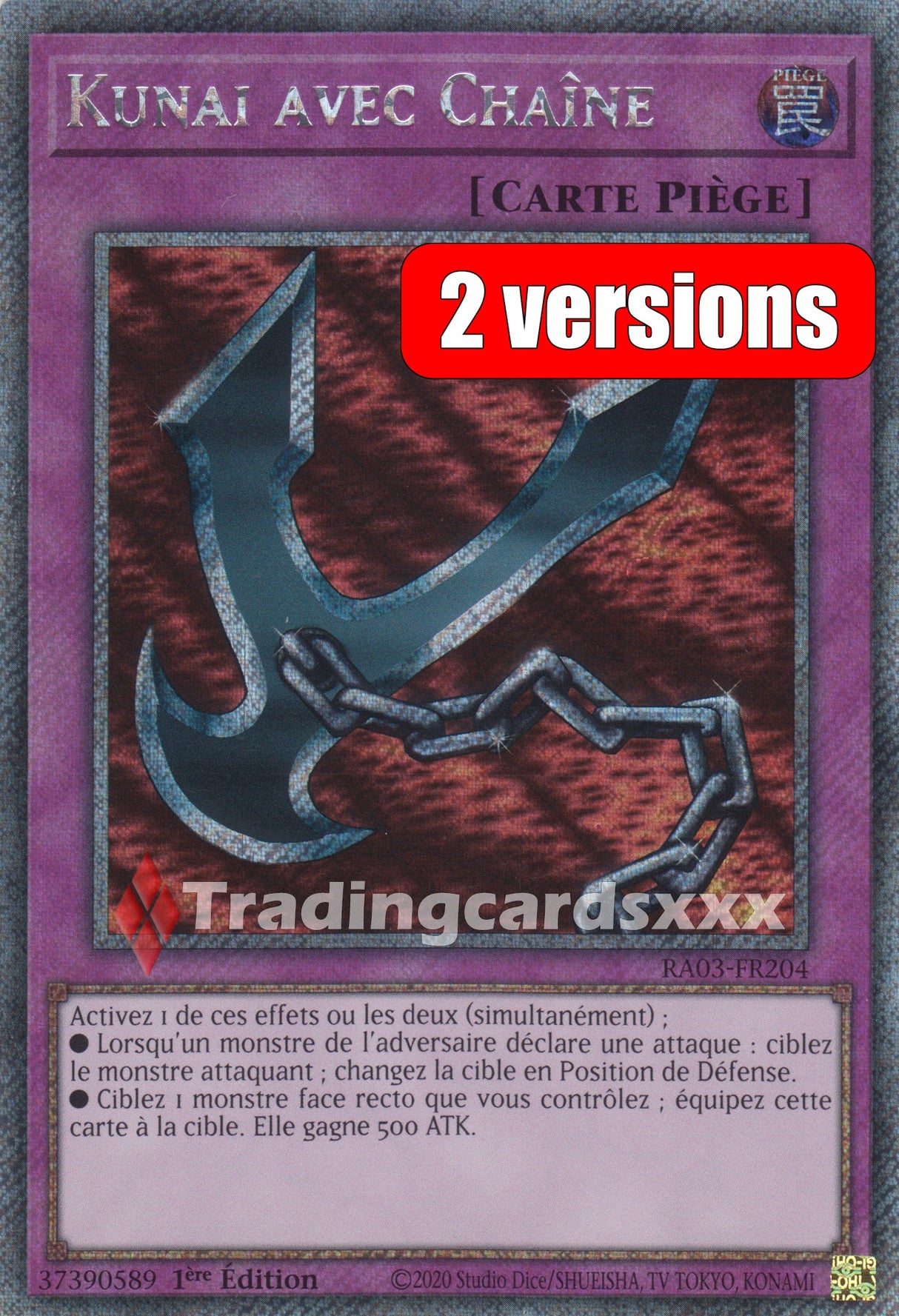Yu-Gi-Oh! Kunai avec Chaîne : RA03-FR204