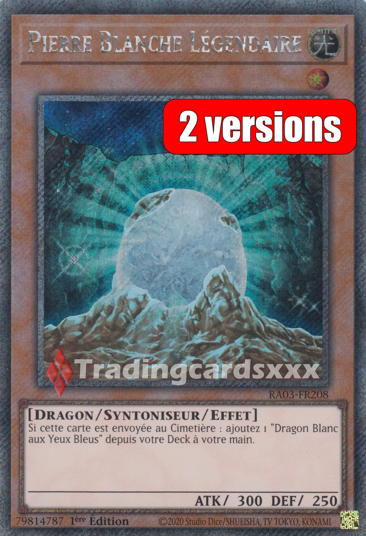 Yu-Gi-Oh! Pierre Blanche Légendaire : RA03-FR208