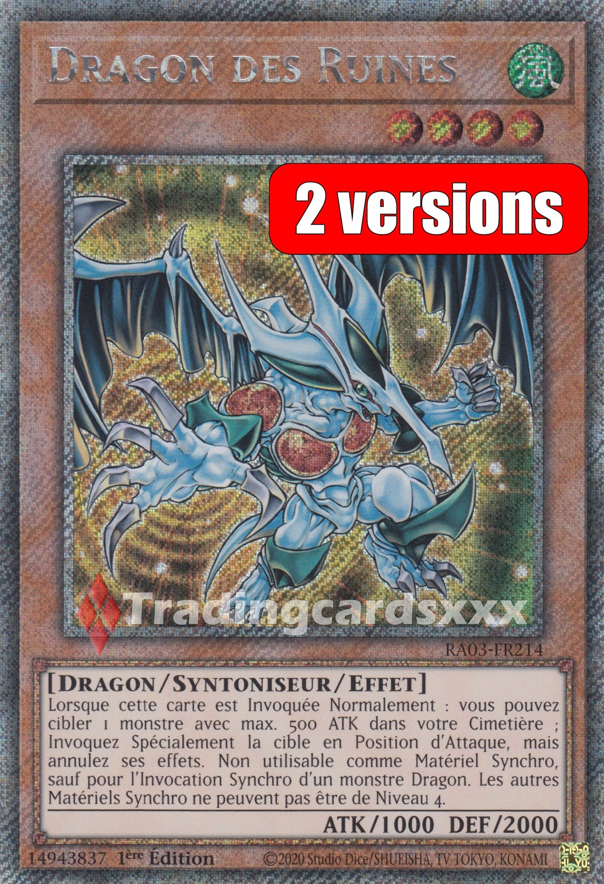 Yu-Gi-Oh! Dragon des Ruines : RA03-FR214