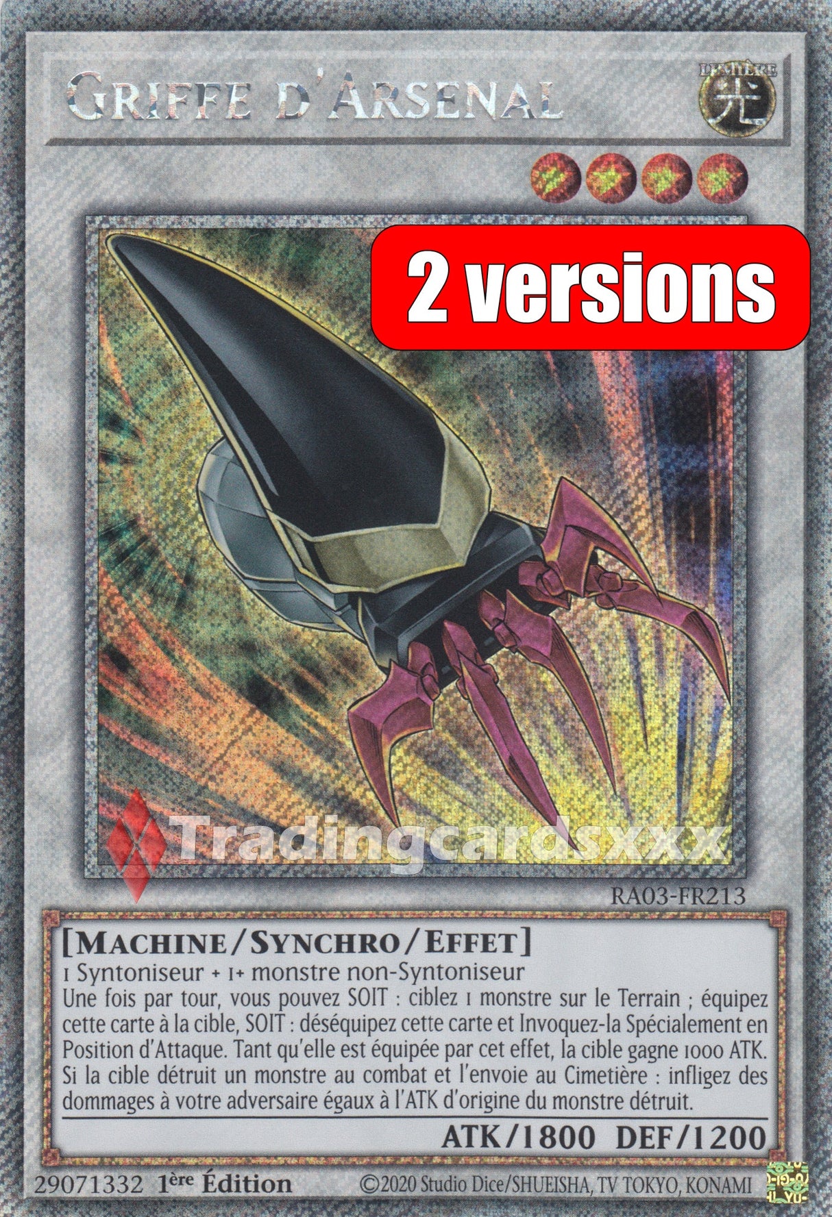 Yu-Gi-Oh! Griffe d'Arsenal : RA03-FR213