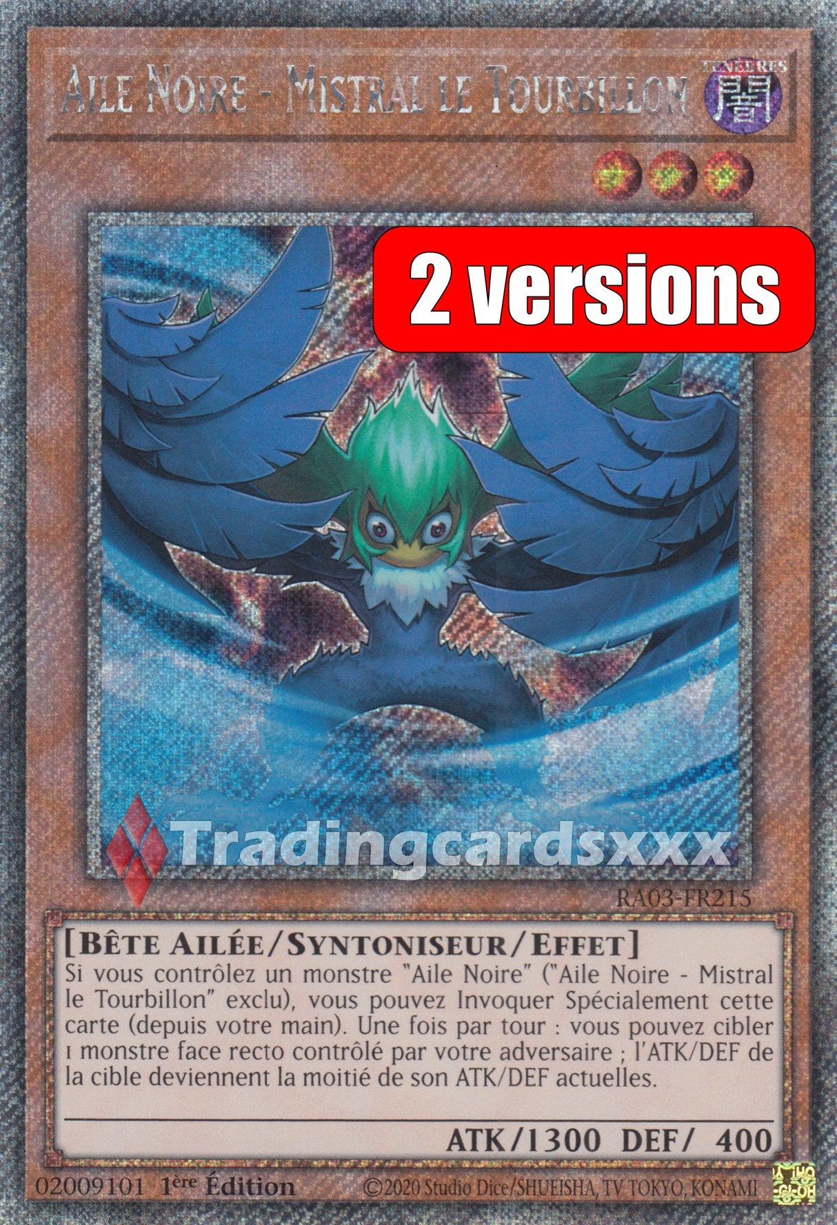 Yu-Gi-Oh! Aile Noire - Mistral le Tourbillon : RA03-FR215