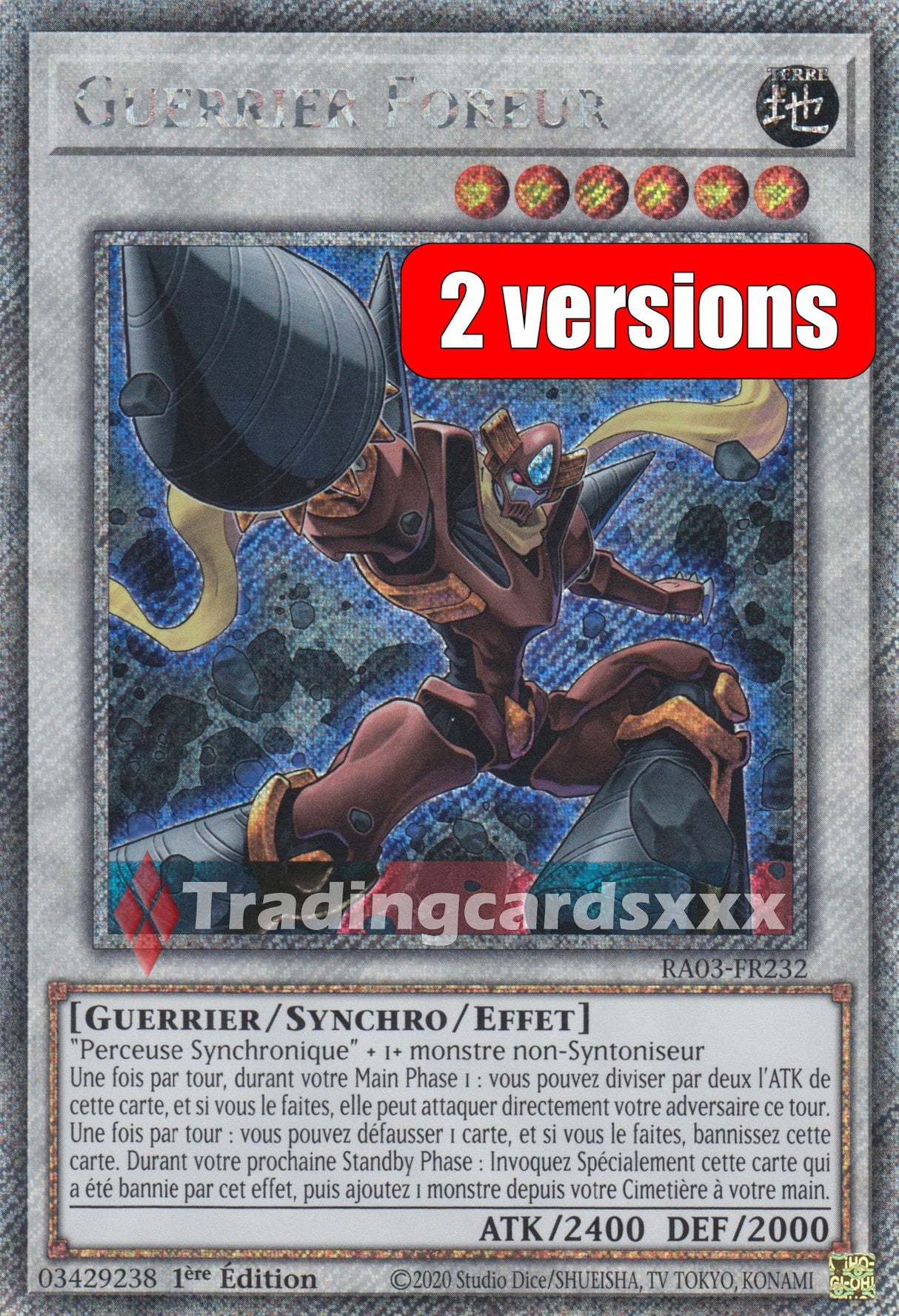 Yu-Gi-Oh! Guerrier Foreur : RA03-FR232