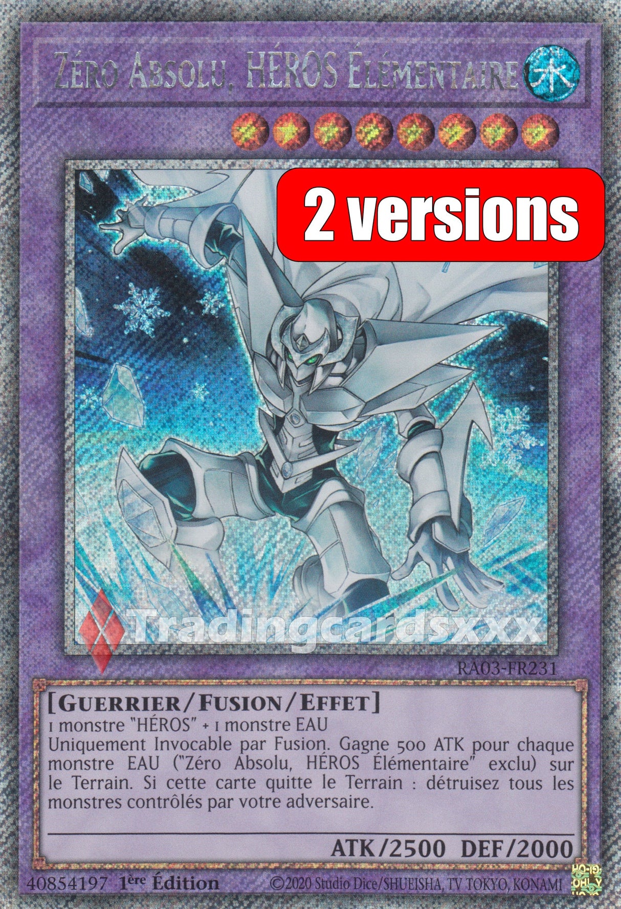 Yu-Gi-Oh! Zéro Absolu, HÉROS Élémentaire : RA03-FR231