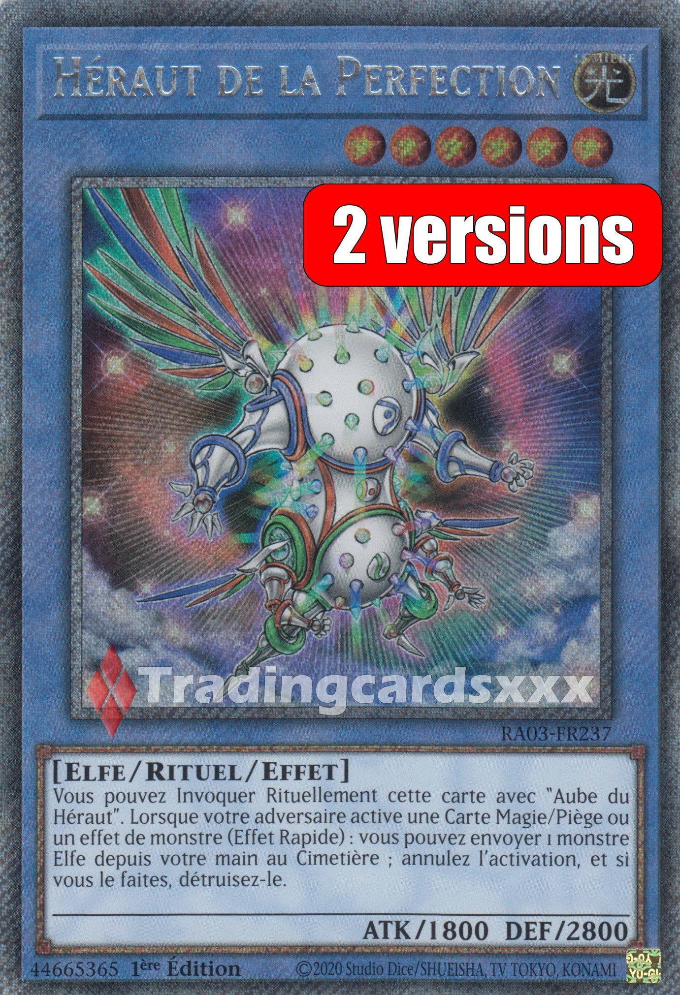 Yu-Gi-Oh! Héraut de la Perfection : RA03-FR237