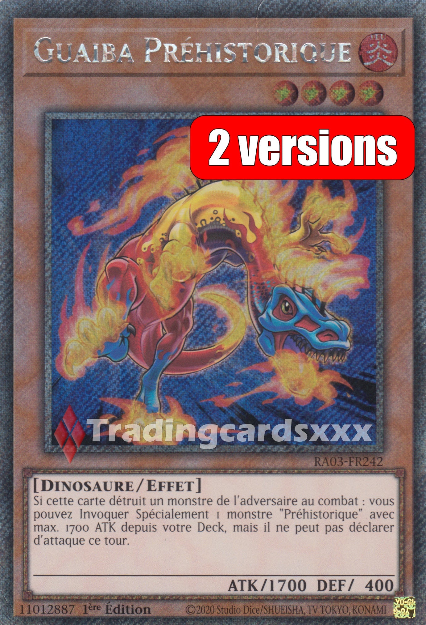 Yu-Gi-Oh! Guaiba Préhistorique : RA03-FR242
