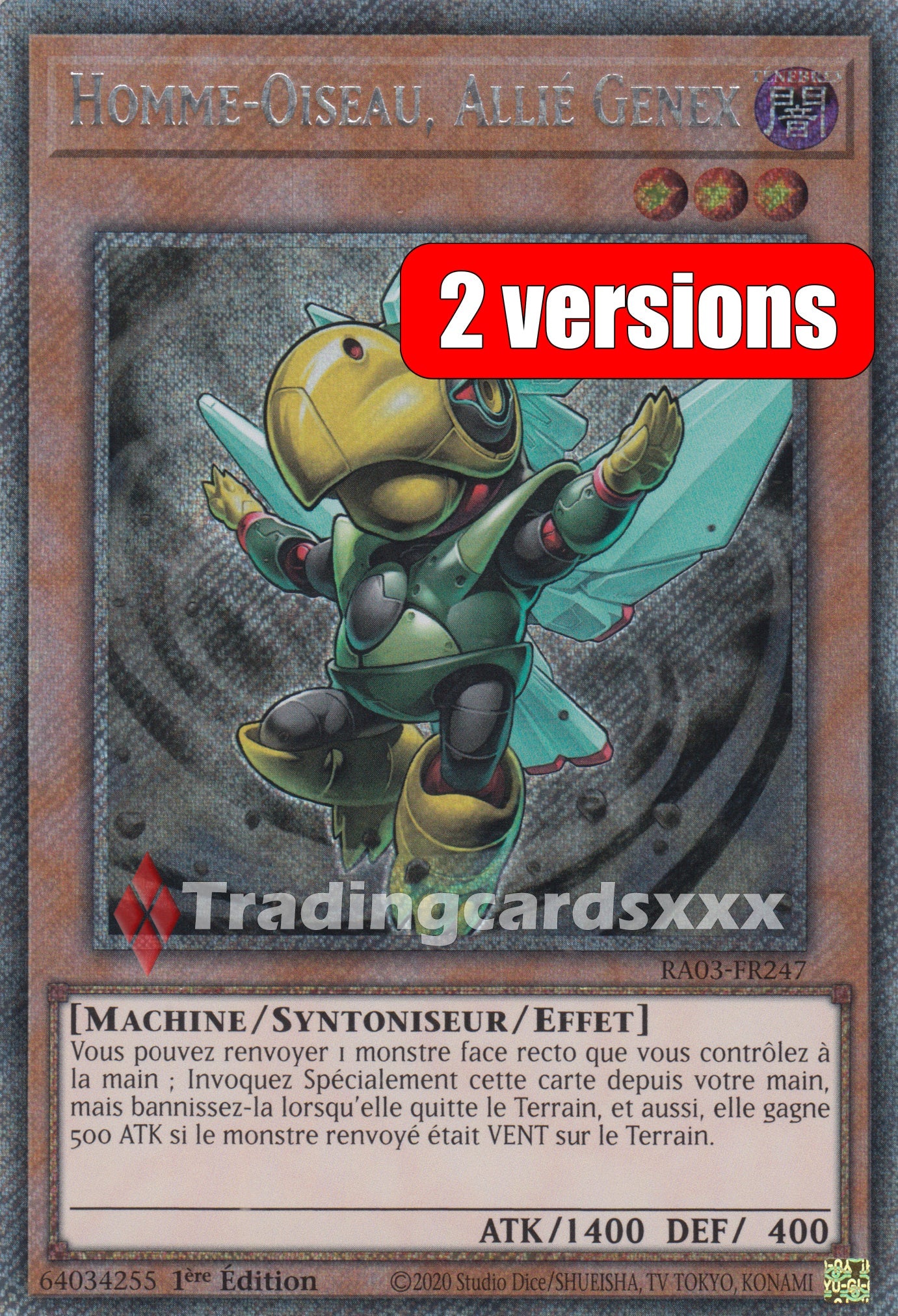 Yu-Gi-Oh! Homme-Oiseau, Allié Genex : RA03-FR247