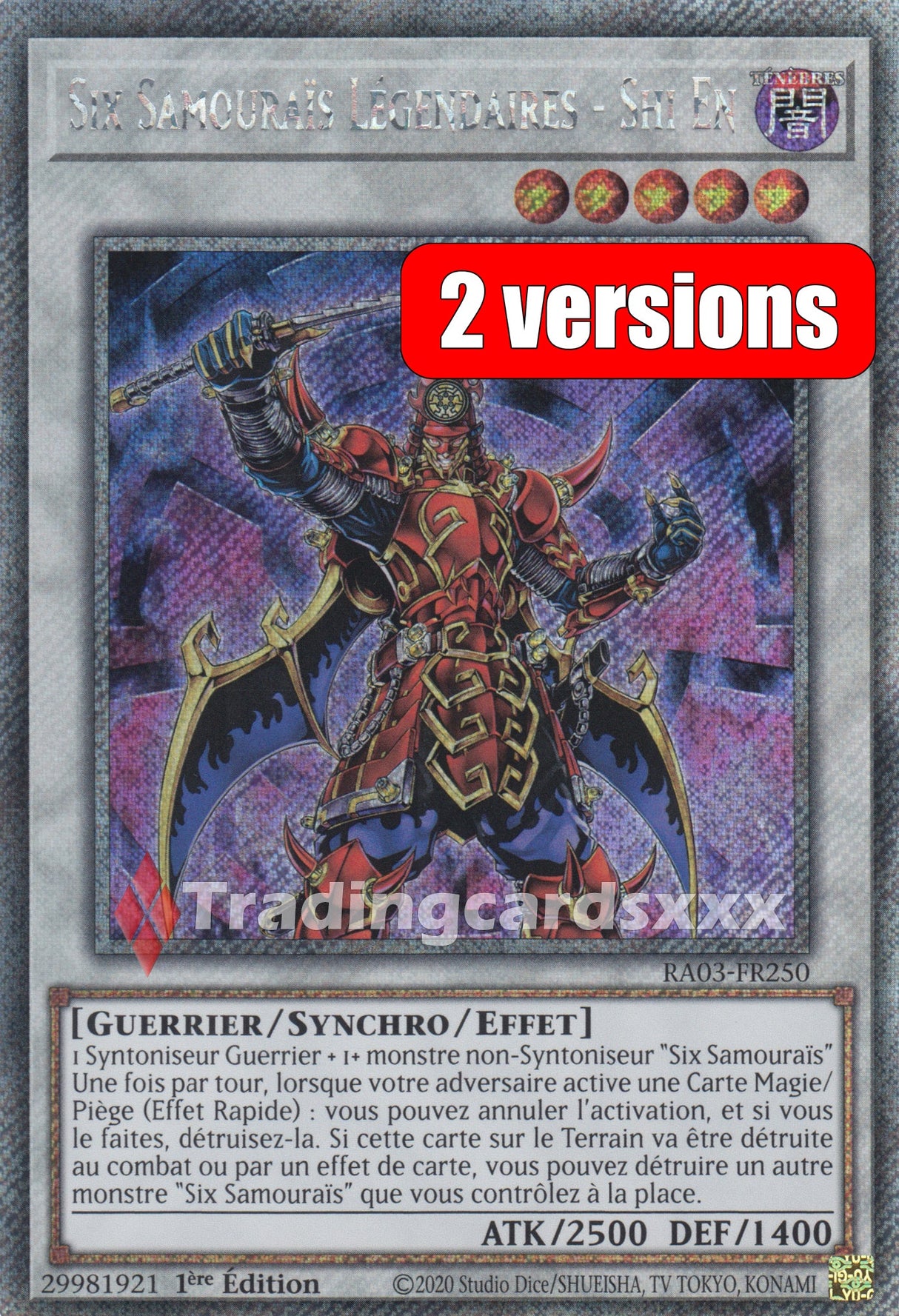 Yu-Gi-Oh! Six Samouraïs Légendaires - Shi En : RA03-FR250