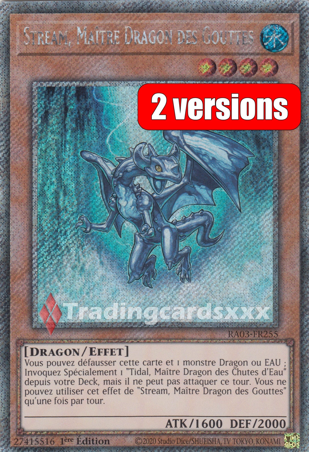 Yu-Gi-Oh! Stream, Maître Dragon des Gouttes : RA03-FR255