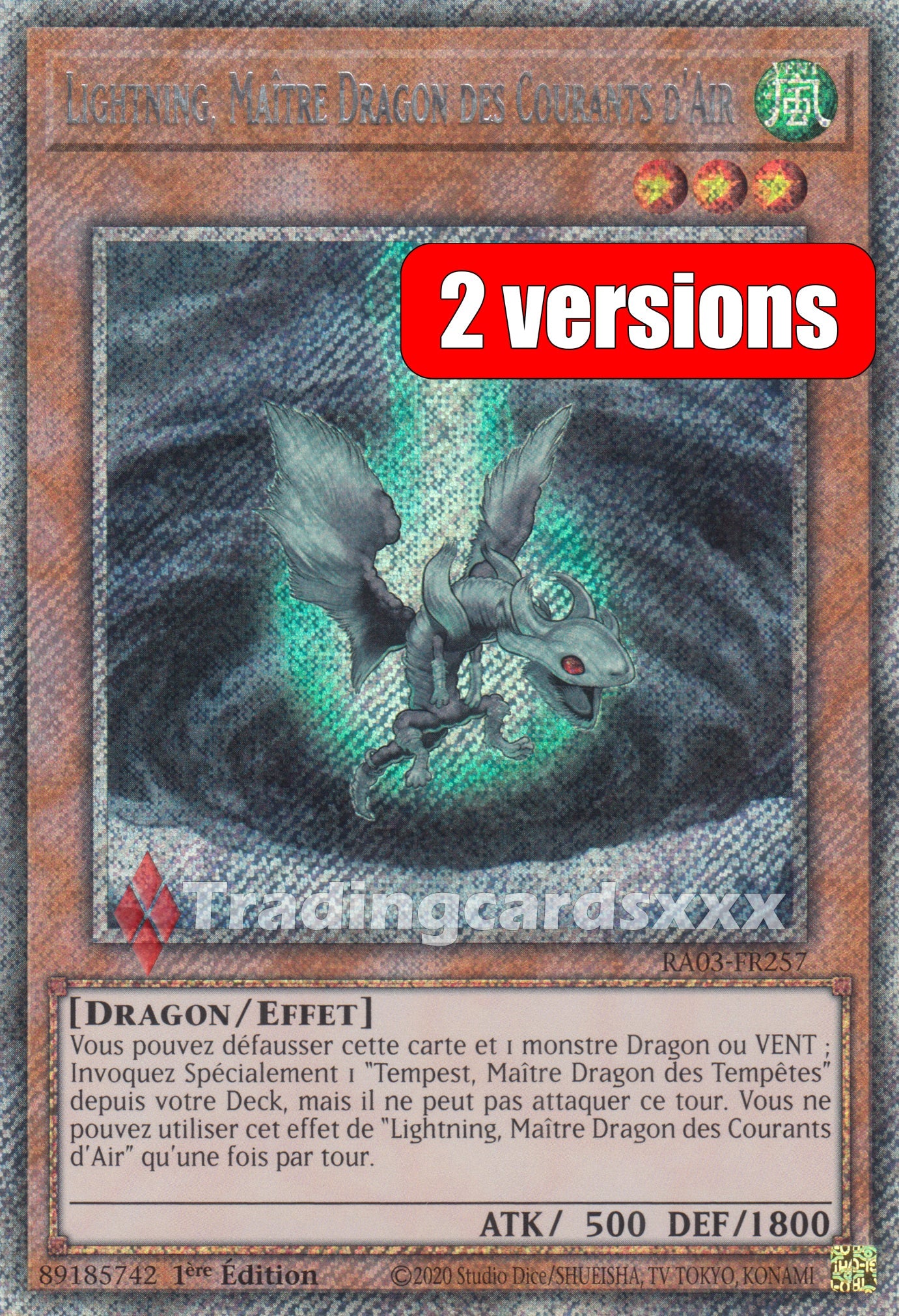 Yu-Gi-Oh! Lightning, Maître Dragon des Courants d'Air : RA03-FR257