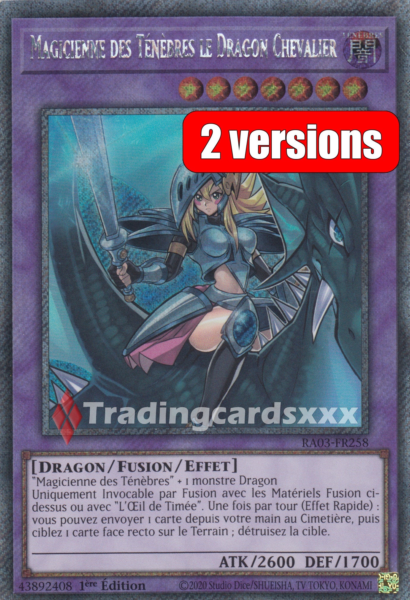 Yu-Gi-Oh! Magicienne des Ténèbres le Dragon Chevalier : RA03-FR258