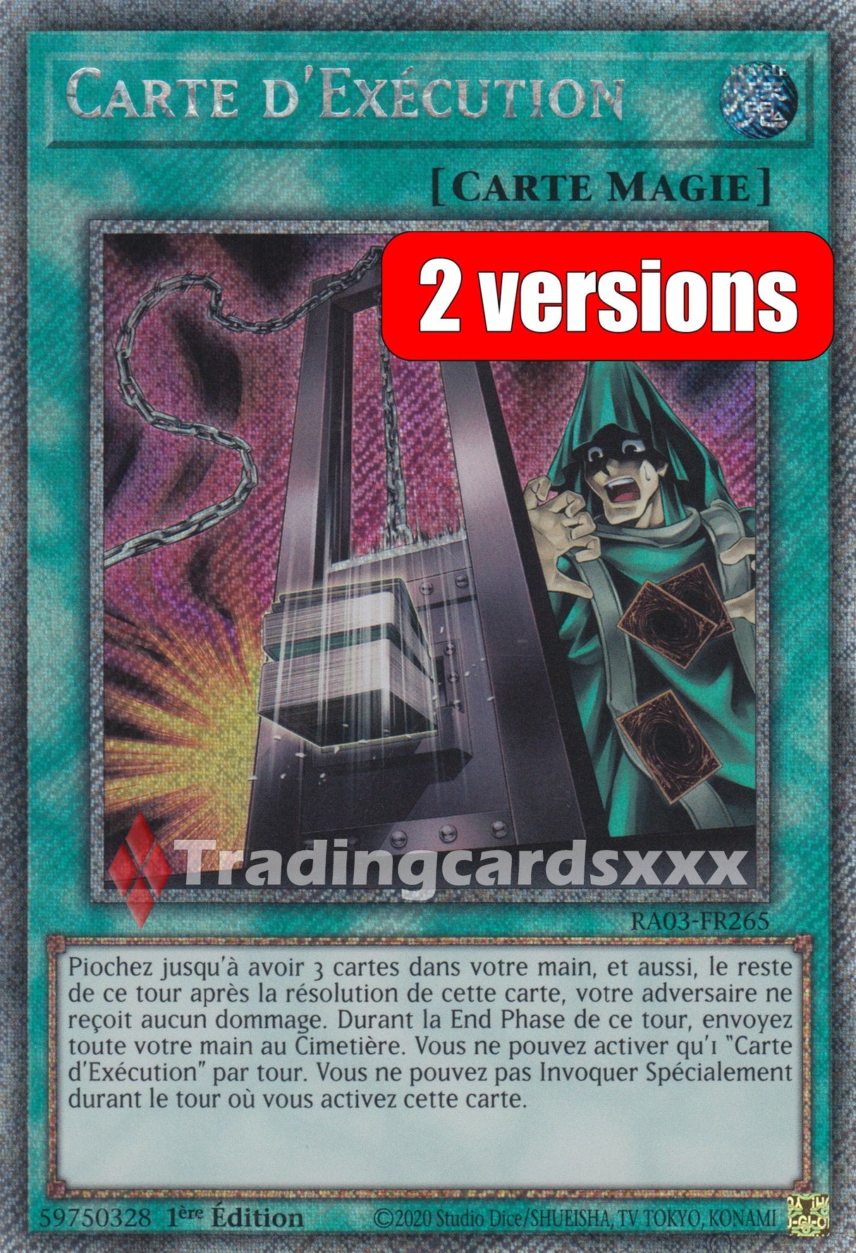 Yu-Gi-Oh! Carte d'Exécution : RA03-FR265