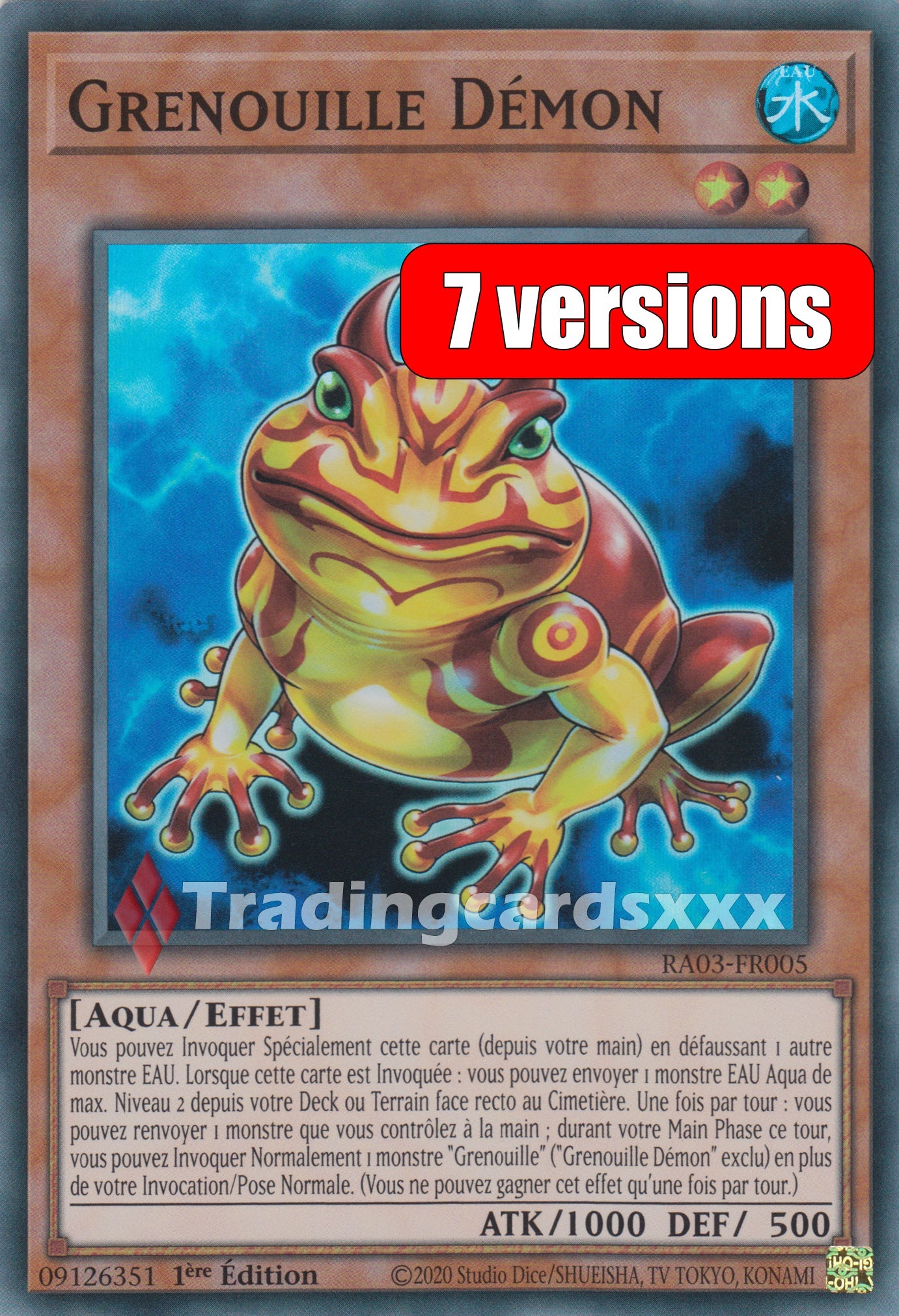 Yu-Gi-Oh! Grenouille Démon : RA03-FR005