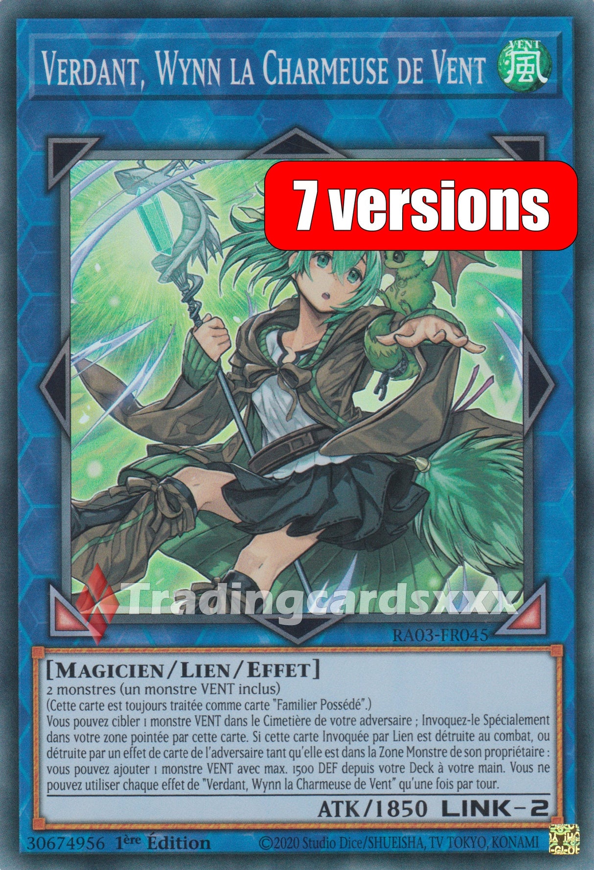 Yu-Gi-Oh! Verdant, Wynn la Charmeuse de Vent : RA03-FR045