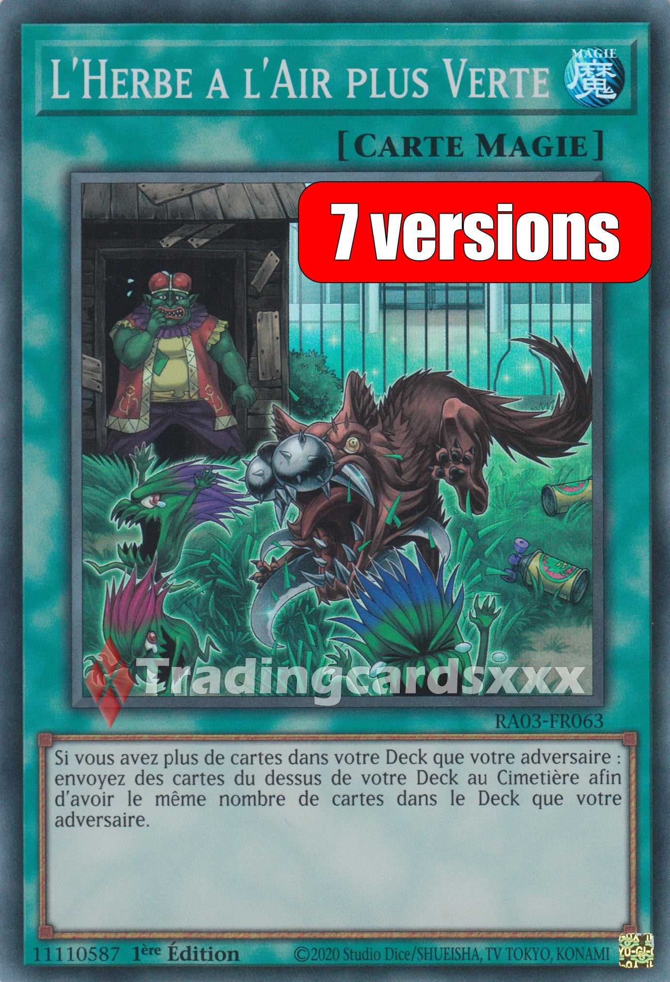 Yu-Gi-Oh! L'Herbe a l'Air plus Verte : RA03-FR063