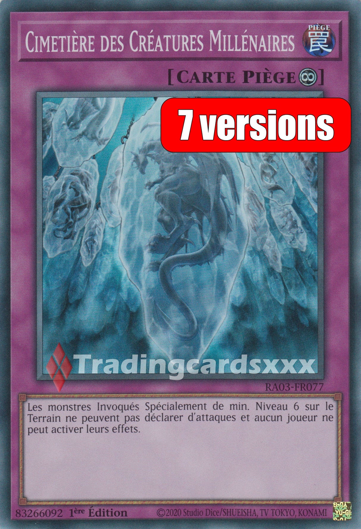 Yu-Gi-Oh! Cimetière des Créatures Millénaires : RA03-FR077