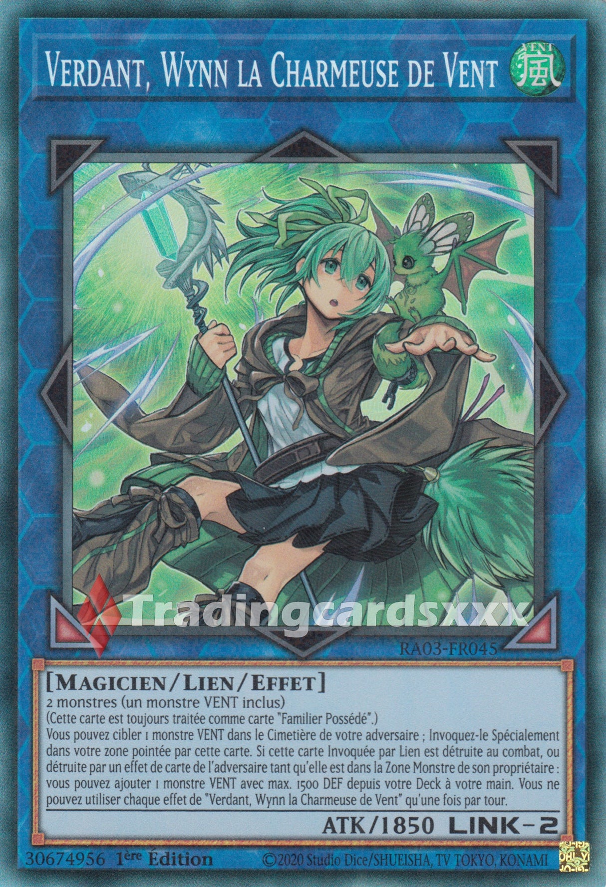 Yu-Gi-Oh! Verdant, Wynn la Charmeuse de Vent : RA03-FR045