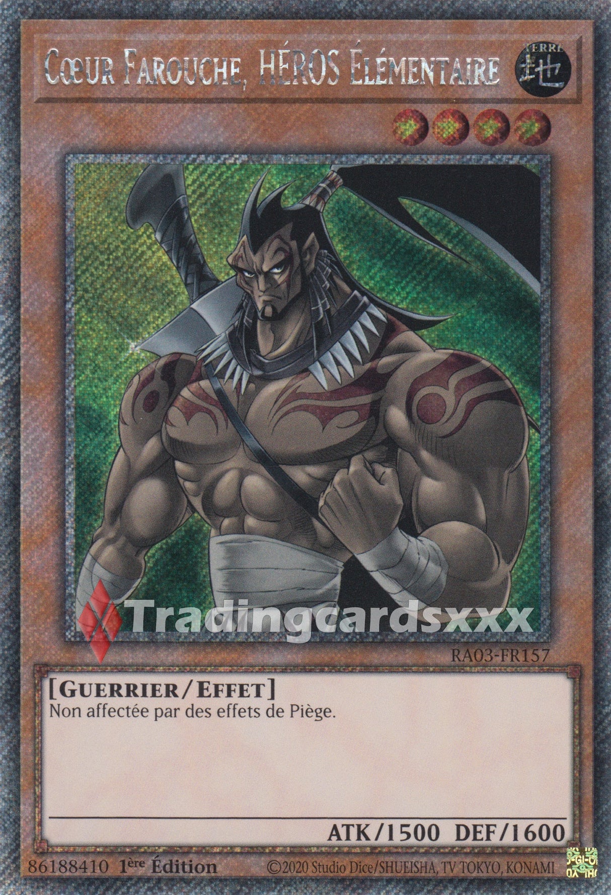 Yu-Gi-Oh! Cœur Farouche, HÉROS Élémentaire : RA03-FR157