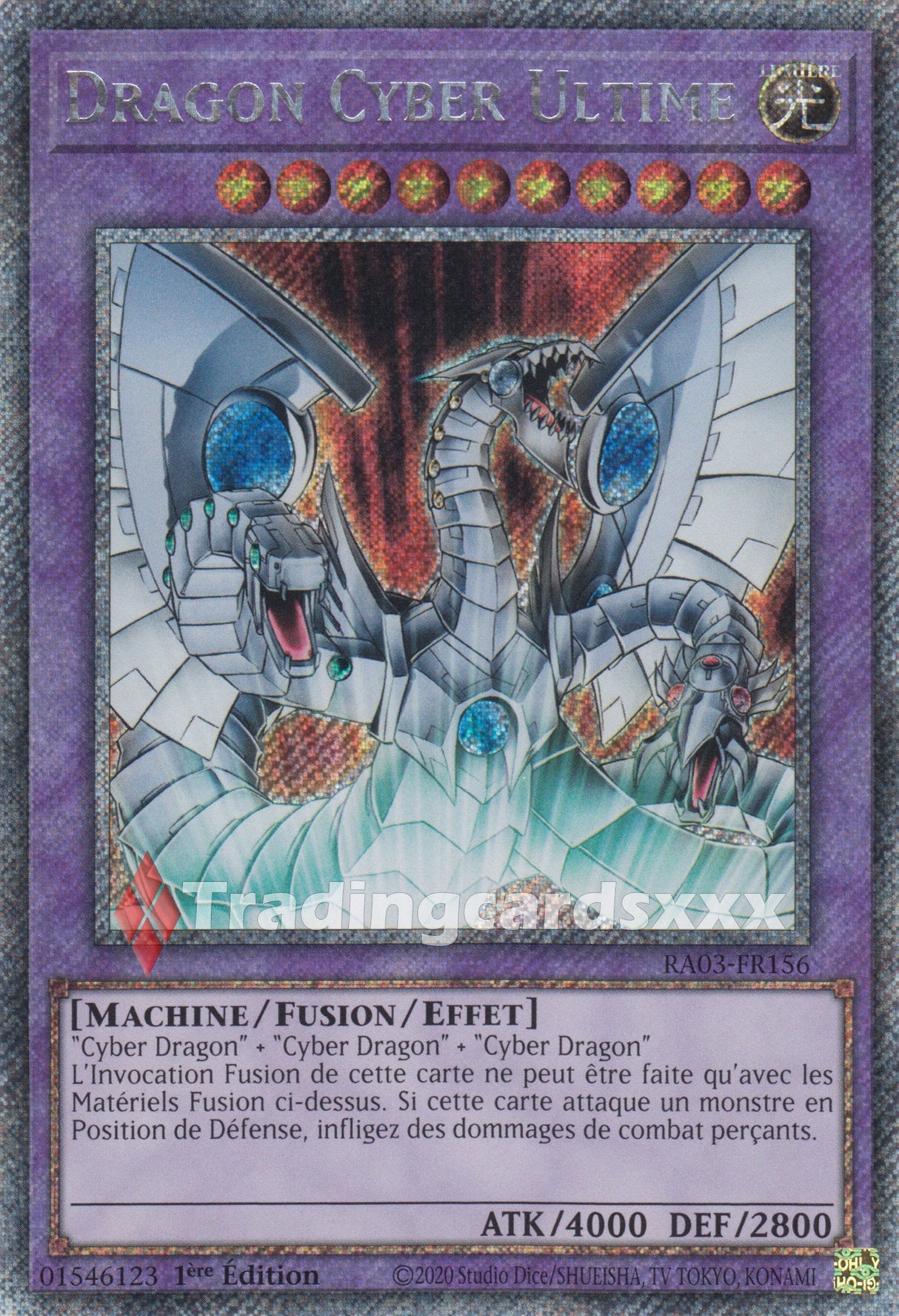 Yu-Gi-Oh! Dragon Cyber Ultime : RA03-FR156