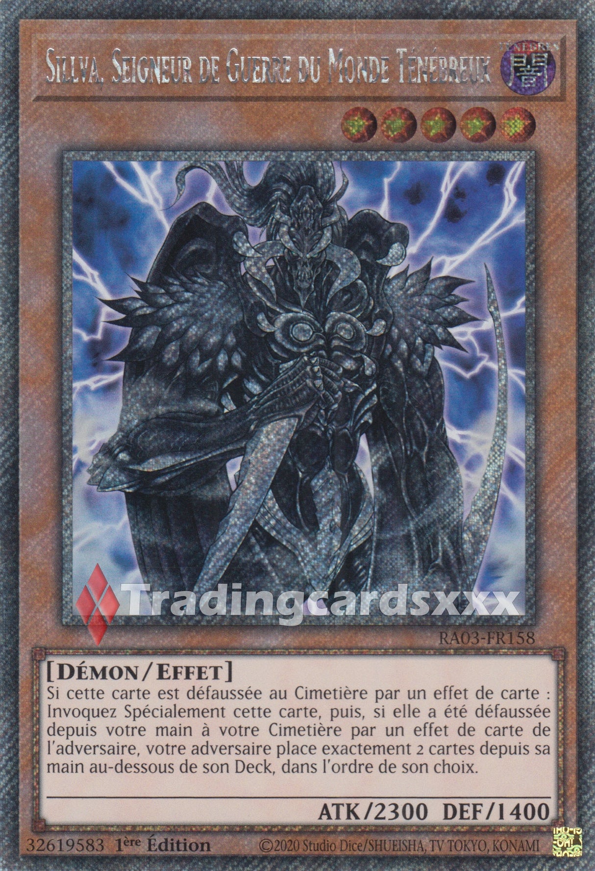 Yu-Gi-Oh! Sillva, Seigneur de Guerre du Monde Ténébreux : RA03-FR158