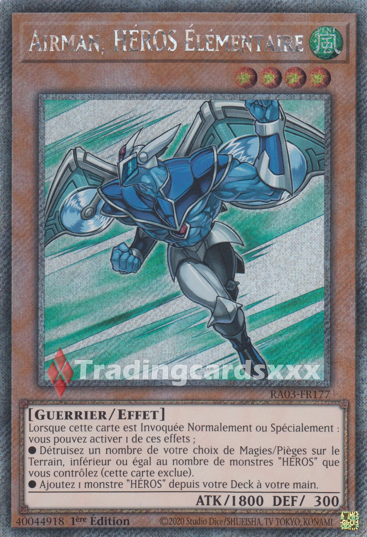 Yu-Gi-Oh! Airman, HÉROS Élémentaire : RA03-FR177