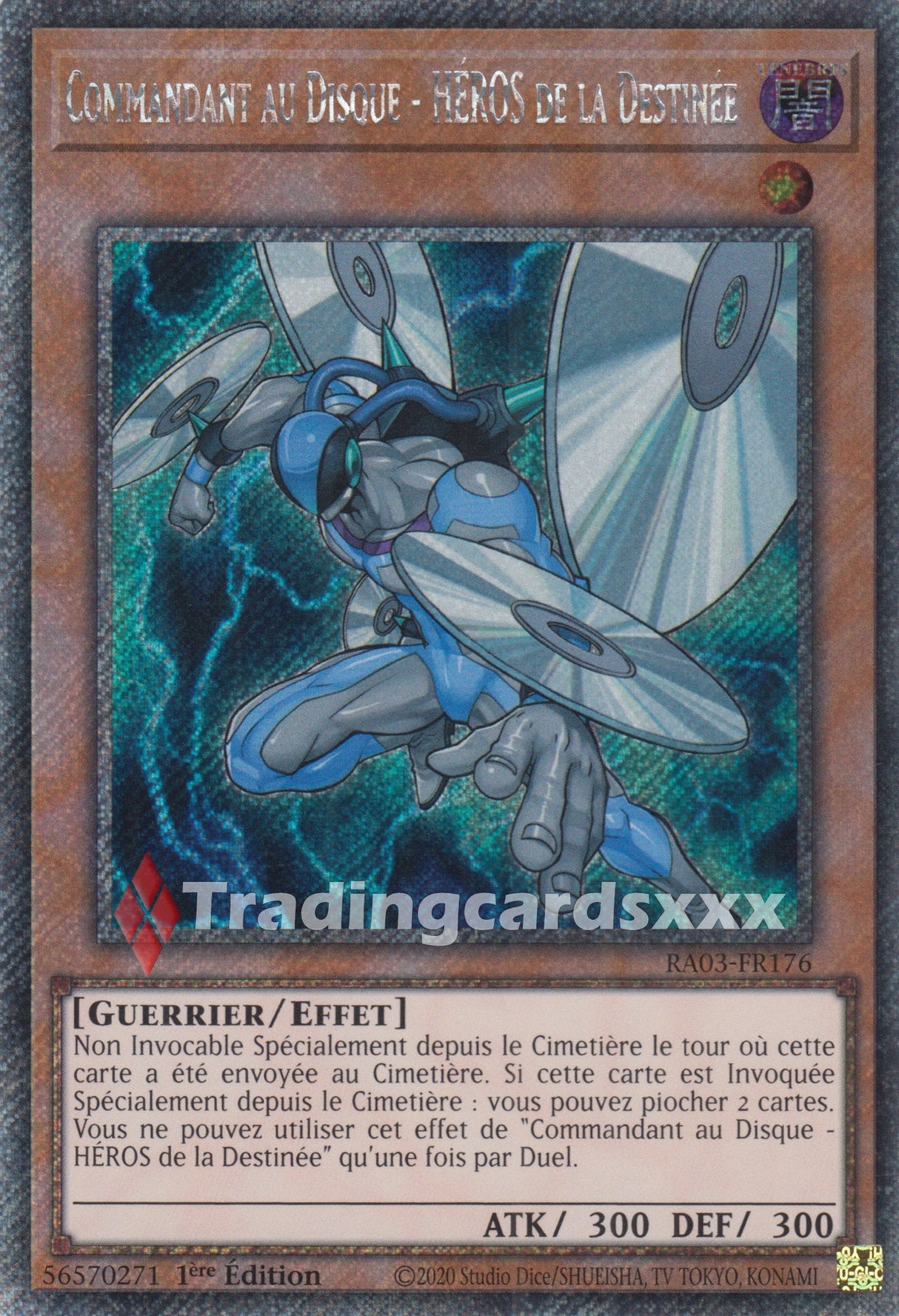 Yu-Gi-Oh! Commandant au Disque - HÉROS de la Destinée : RA03-FR176