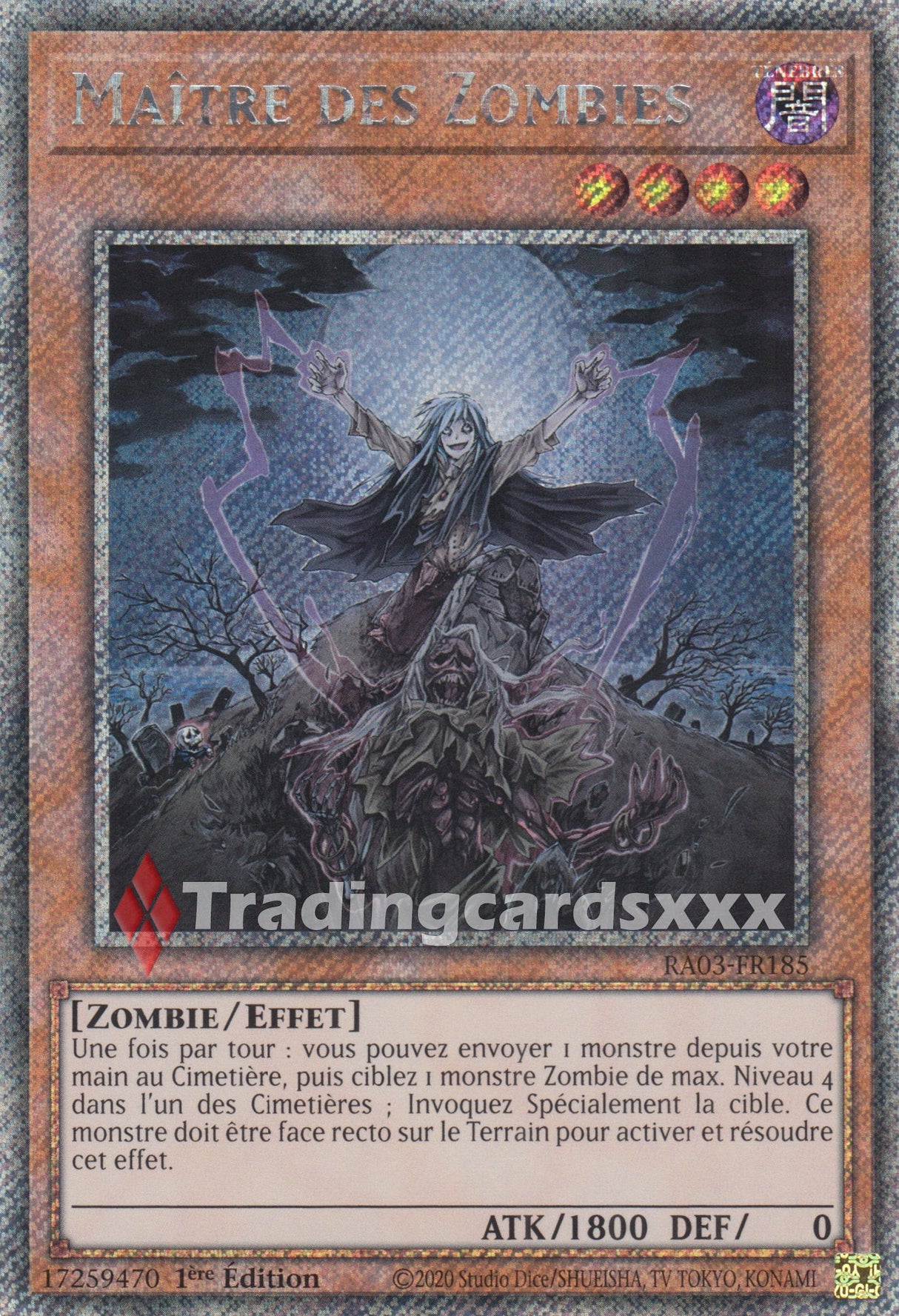 Yu-Gi-Oh! Maître des Zombies : RA03-FR185