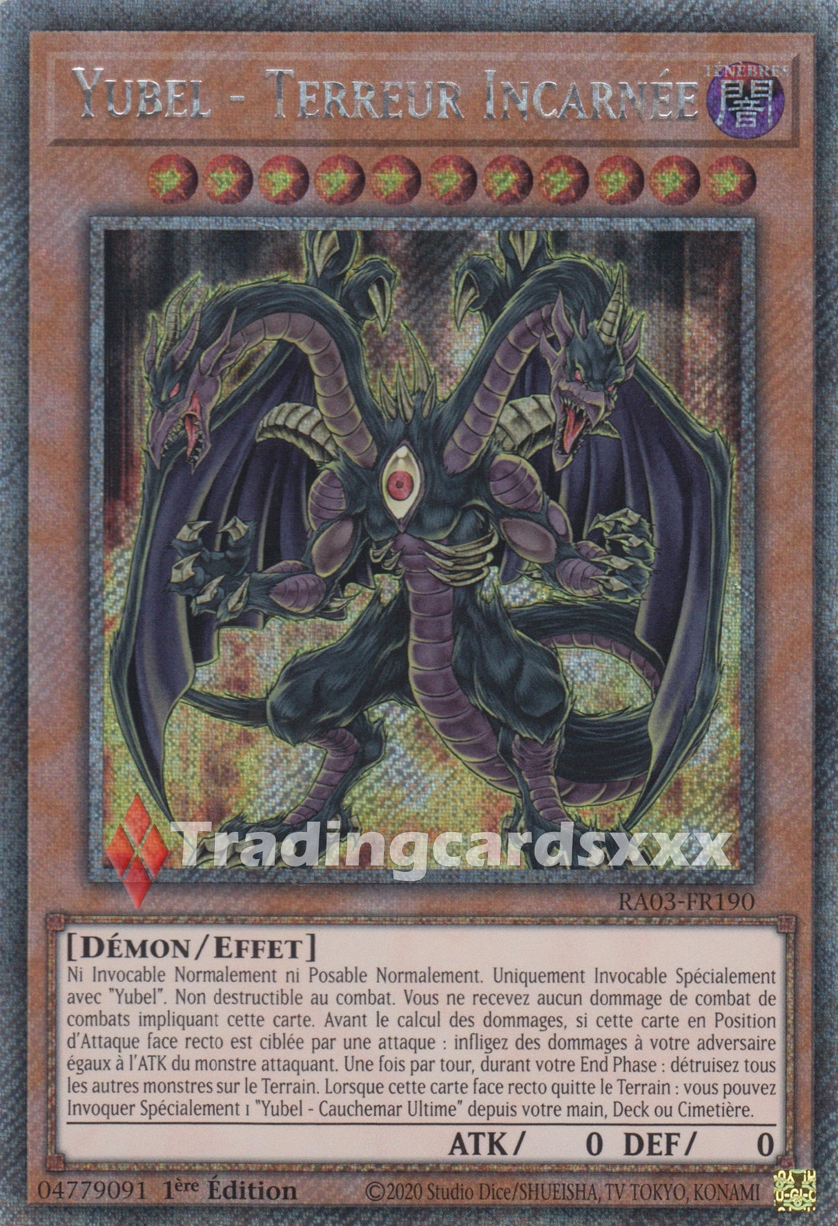 Yu-Gi-Oh! Yubel - Terreur Incarnée : RA03-FR190