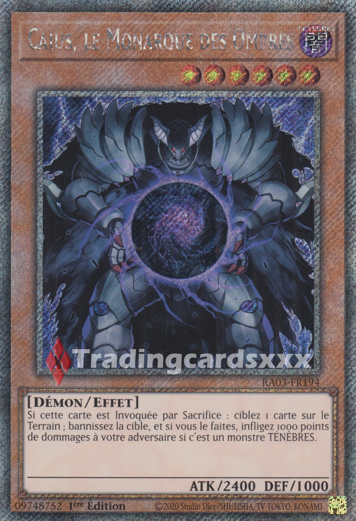 Yu-Gi-Oh! Caius, le Monarque des Ombres : RA03-FR194