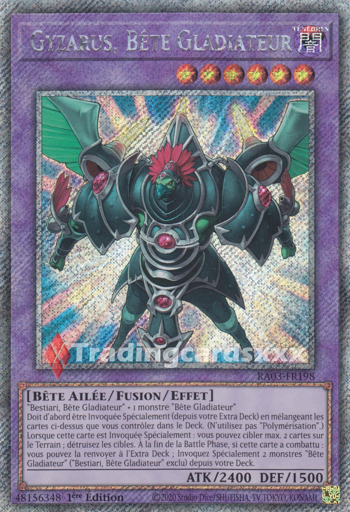Yu-Gi-Oh! Gyzarus, Bête Gladiateur : RA03-FR198