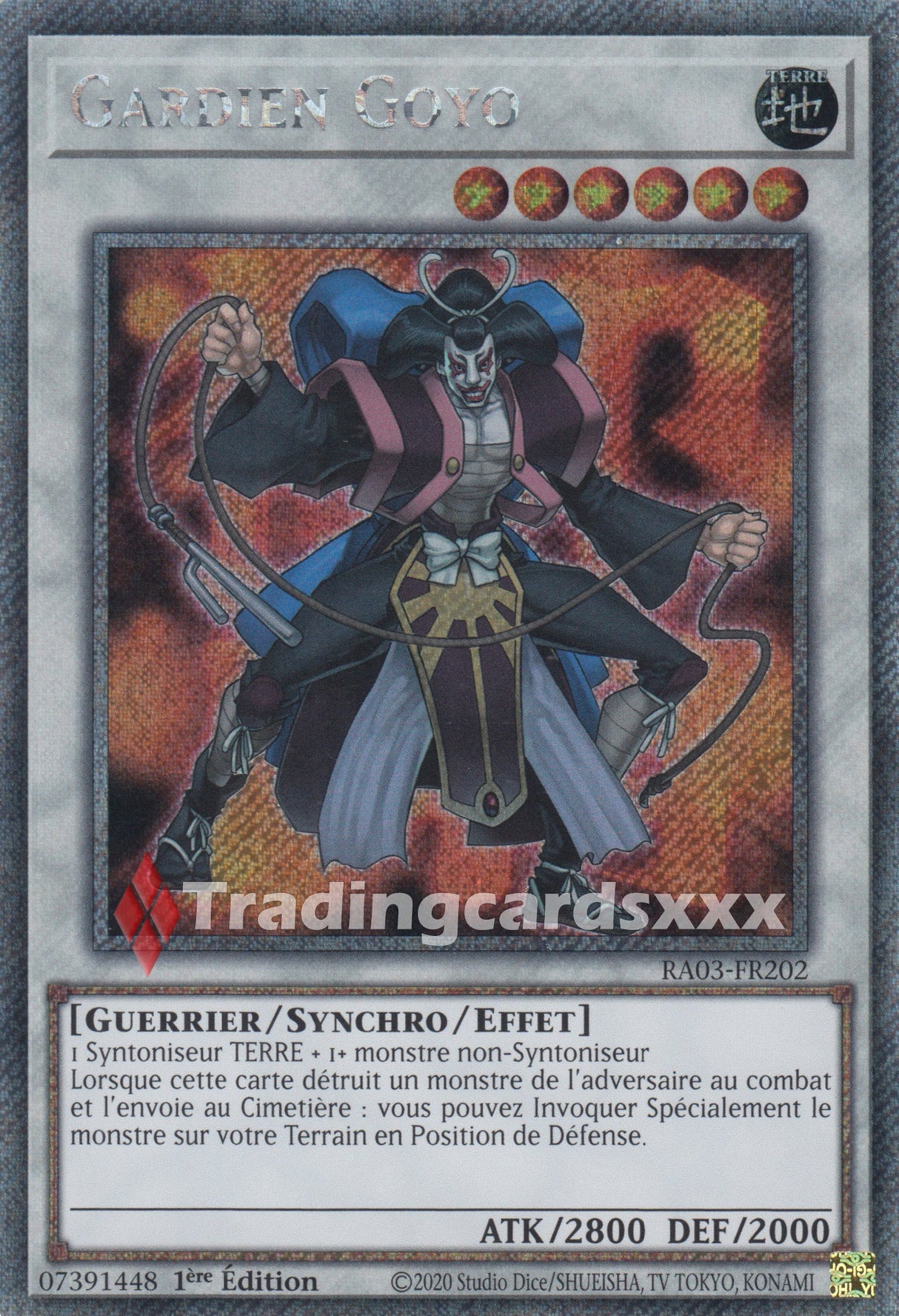 Yu-Gi-Oh! Gardien Goyo : RA03-FR202