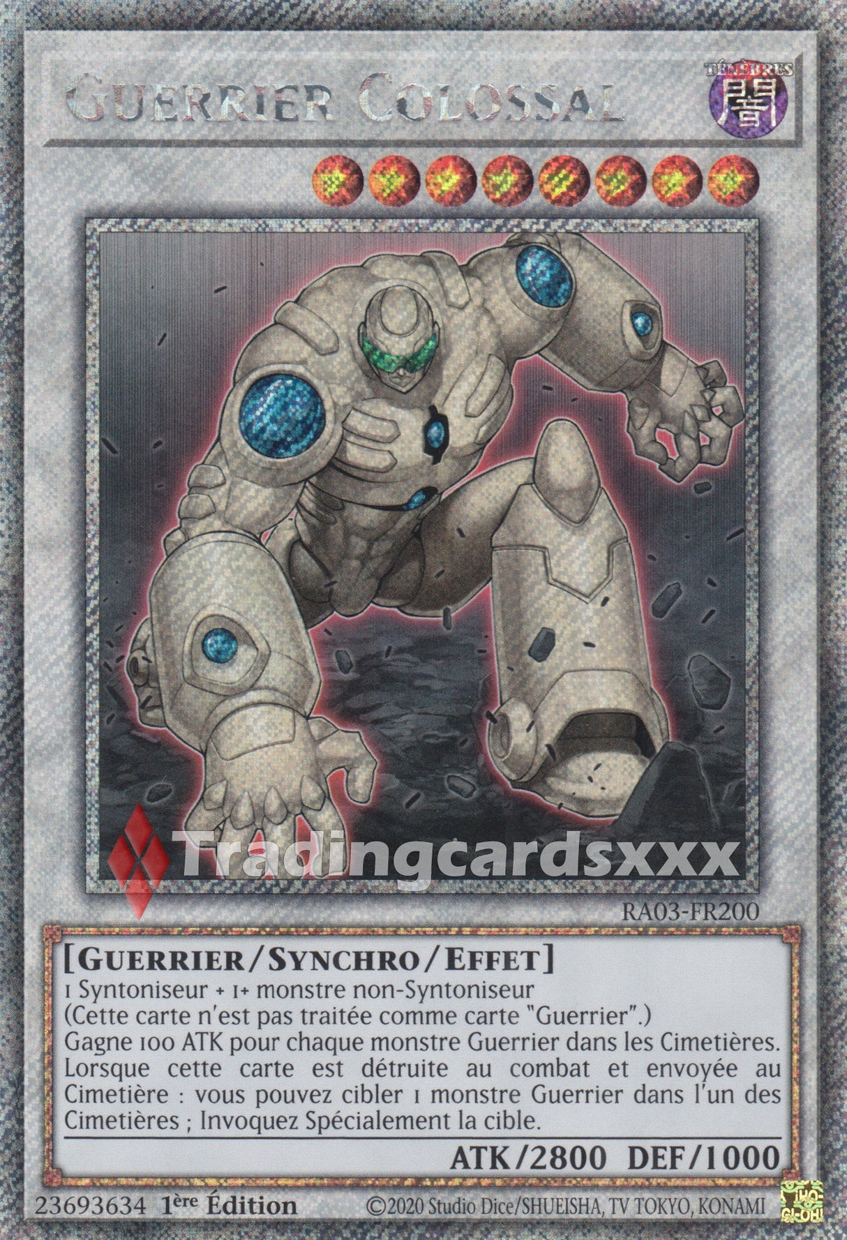 Yu-Gi-Oh! Guerrier Colossal : RA03-FR200