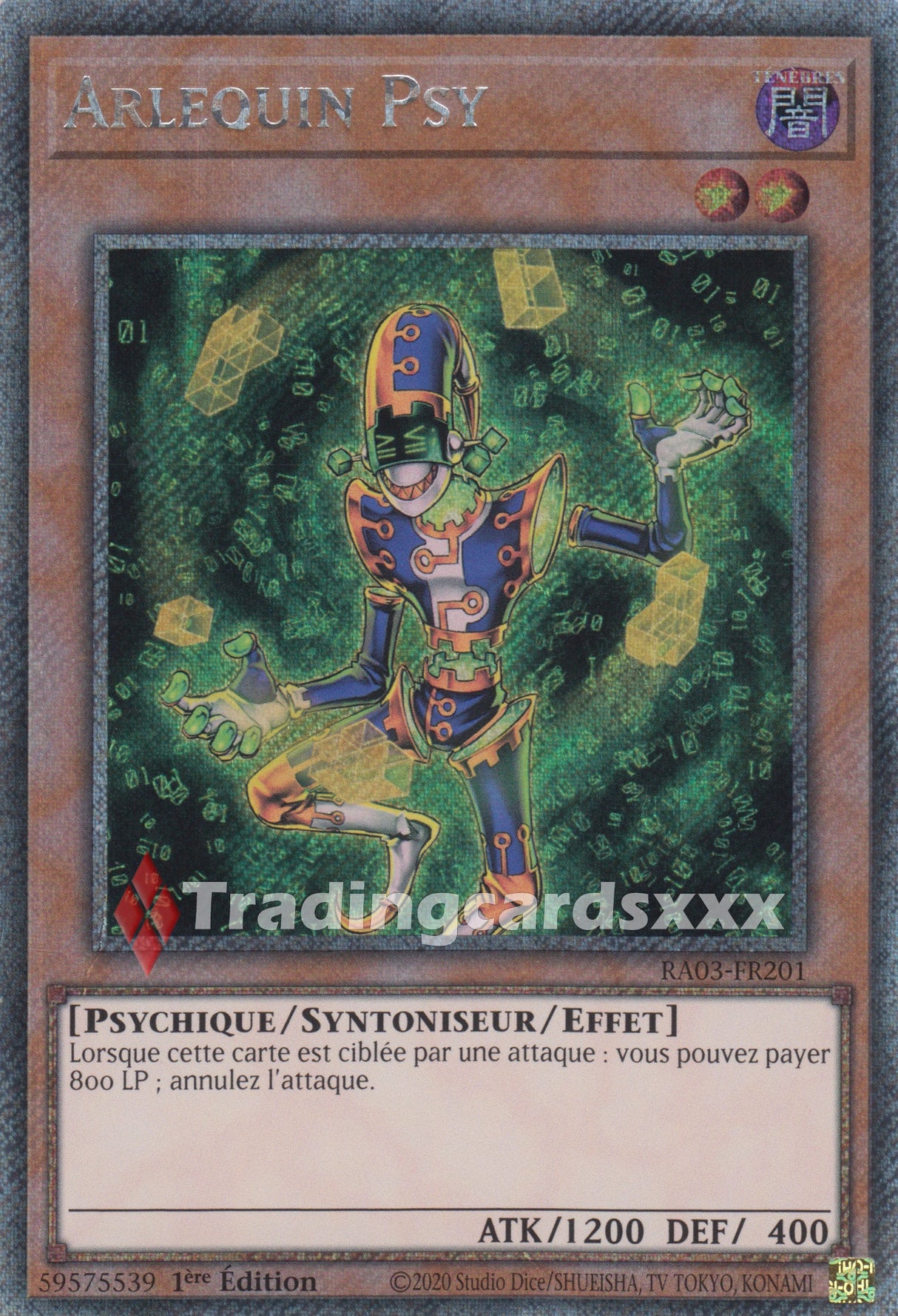Yu-Gi-Oh! Arlequin Psy : RA03-FR201