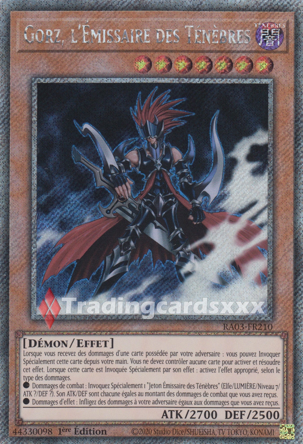 Yu-Gi-Oh! Gorz, l'Émissaire des Ténèbres : RA03-FR210