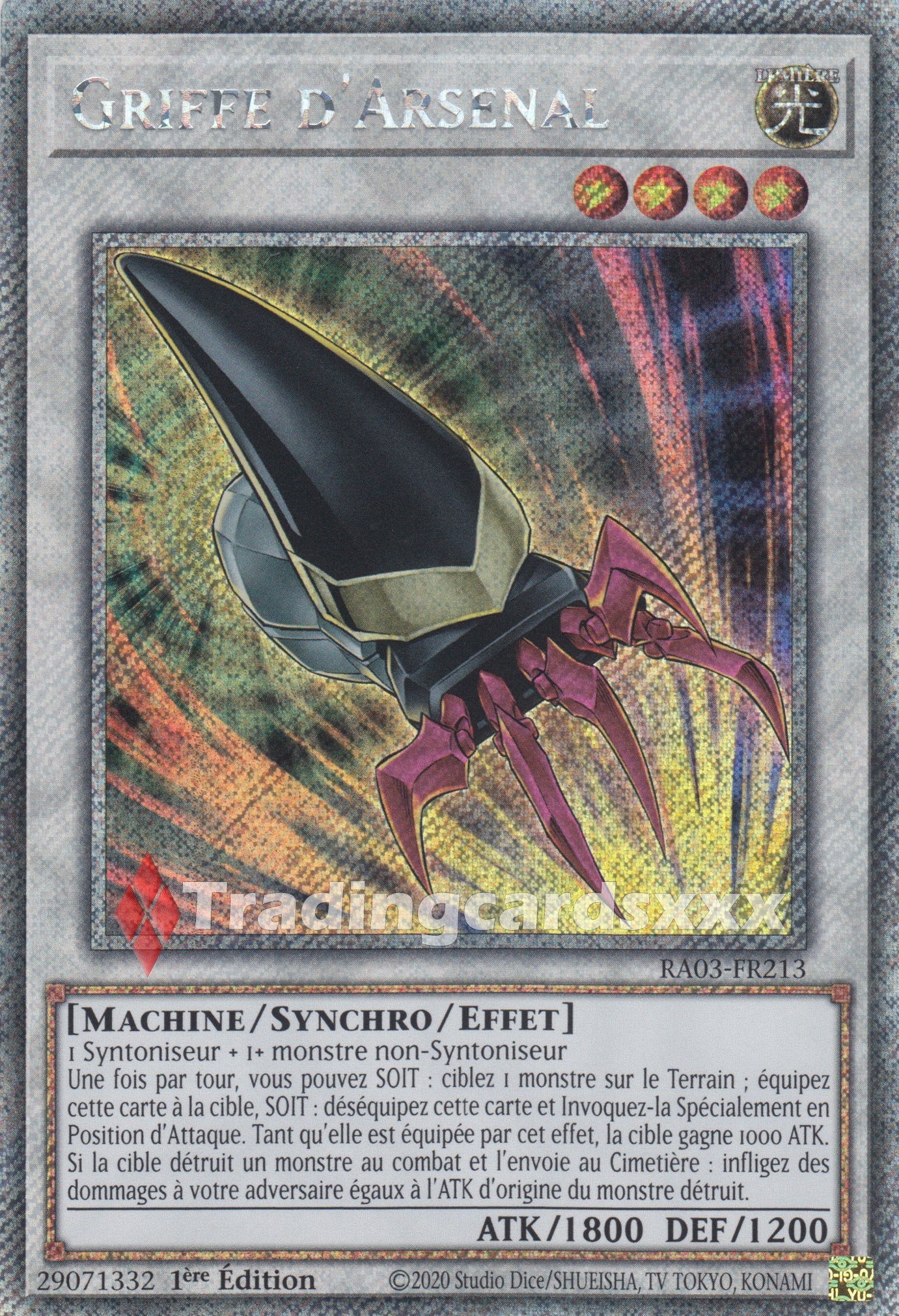 Yu-Gi-Oh! Griffe d'Arsenal : RA03-FR213