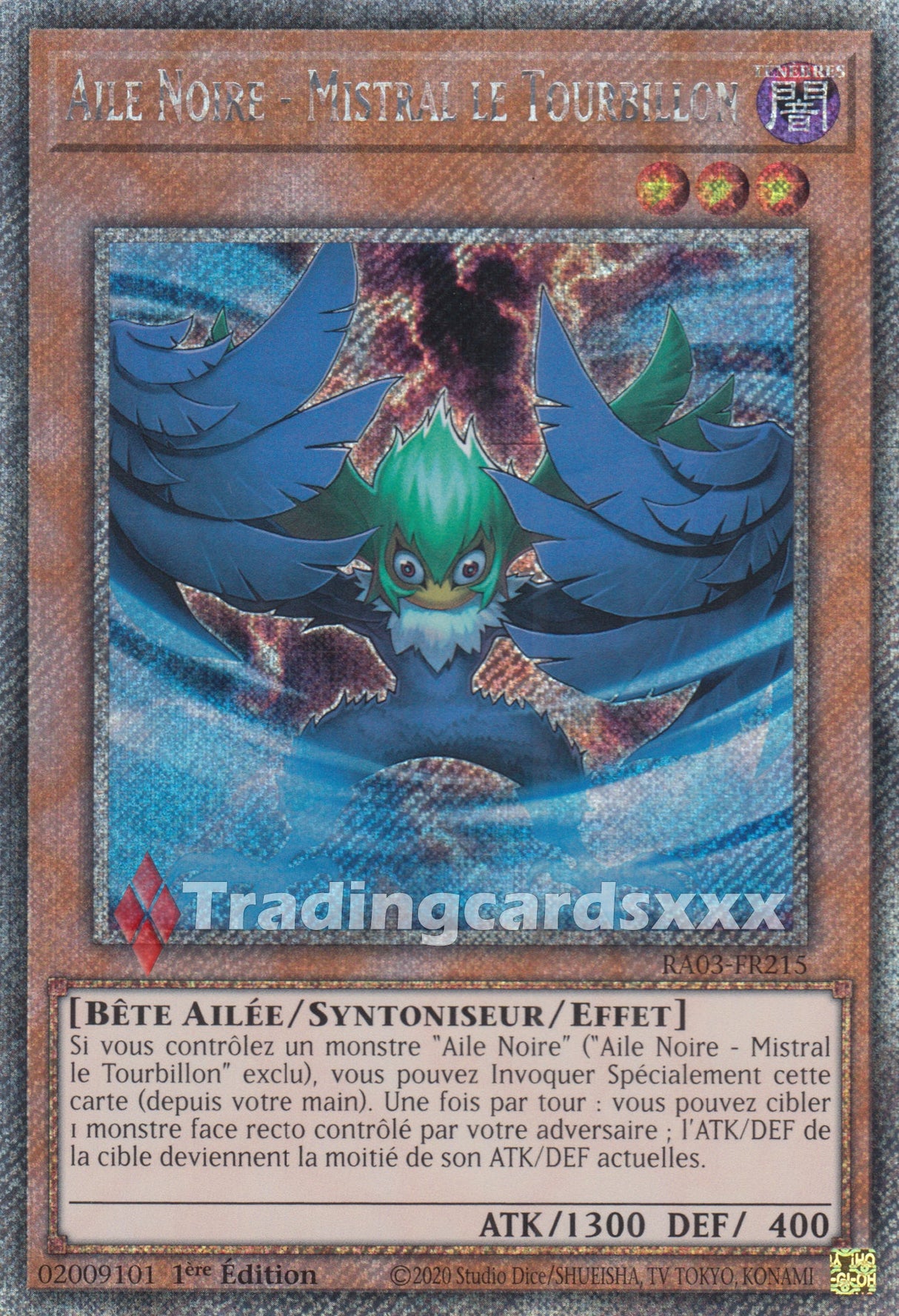 Yu-Gi-Oh! Aile Noire - Mistral le Tourbillon : RA03-FR215