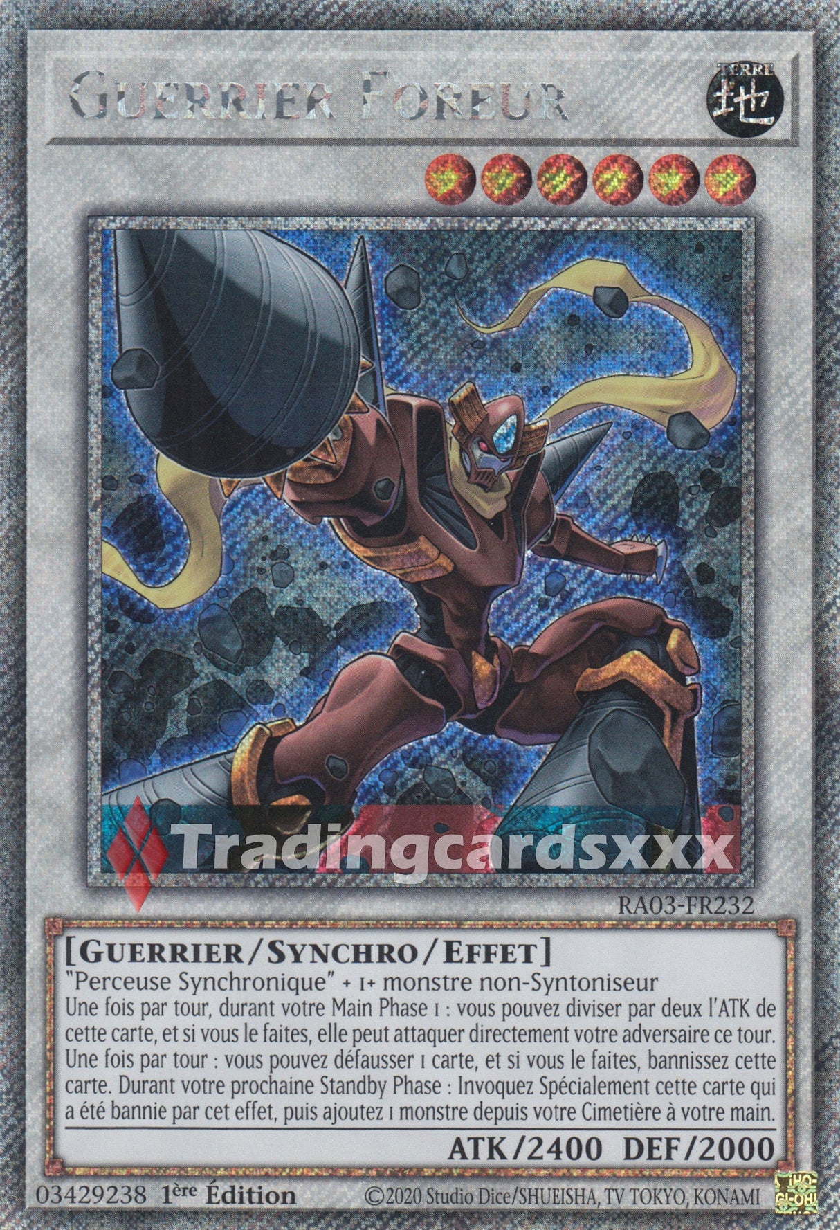 Yu-Gi-Oh! Guerrier Foreur : RA03-FR232