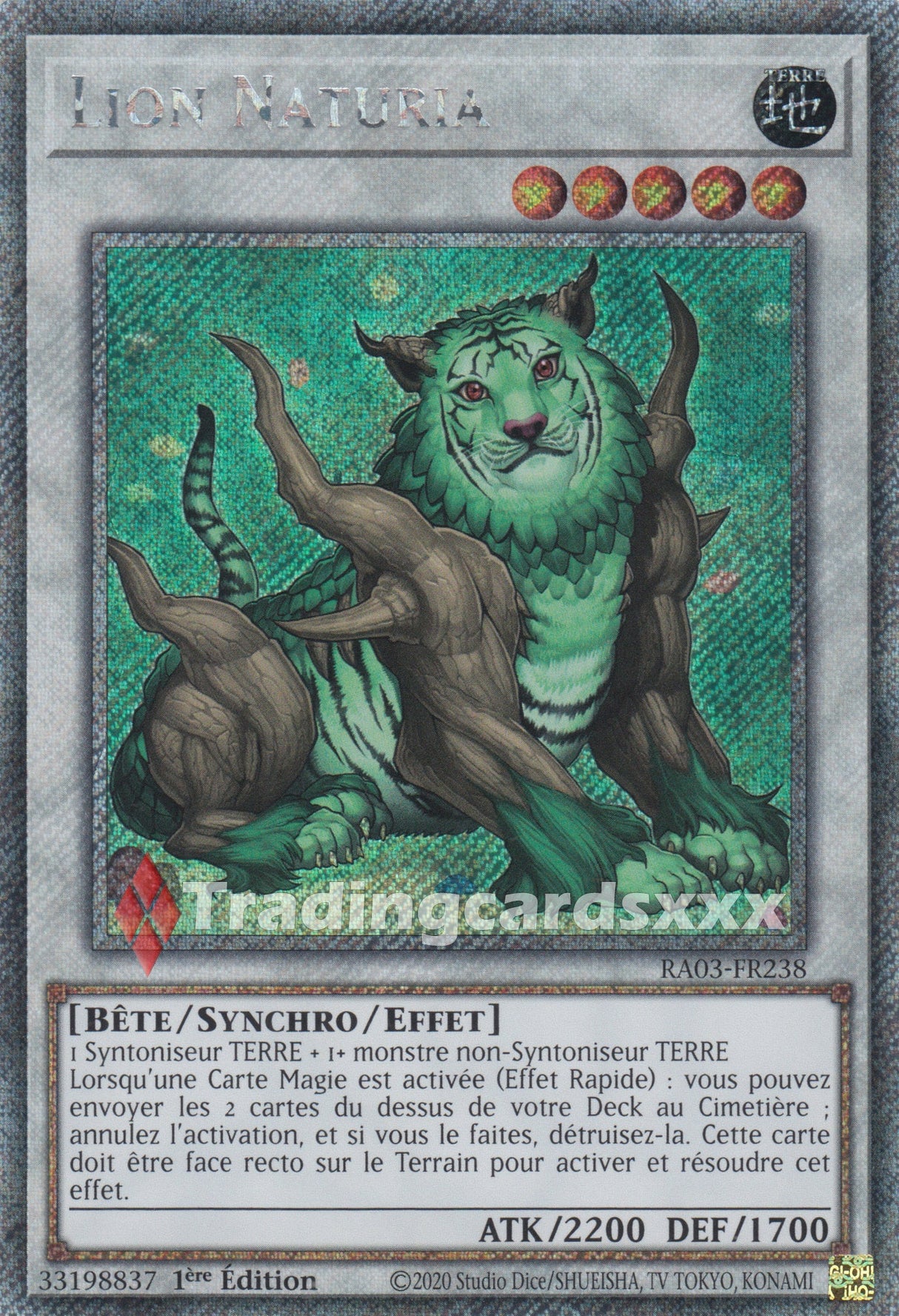 Yu-Gi-Oh! Lion Naturia : RA03-FR238