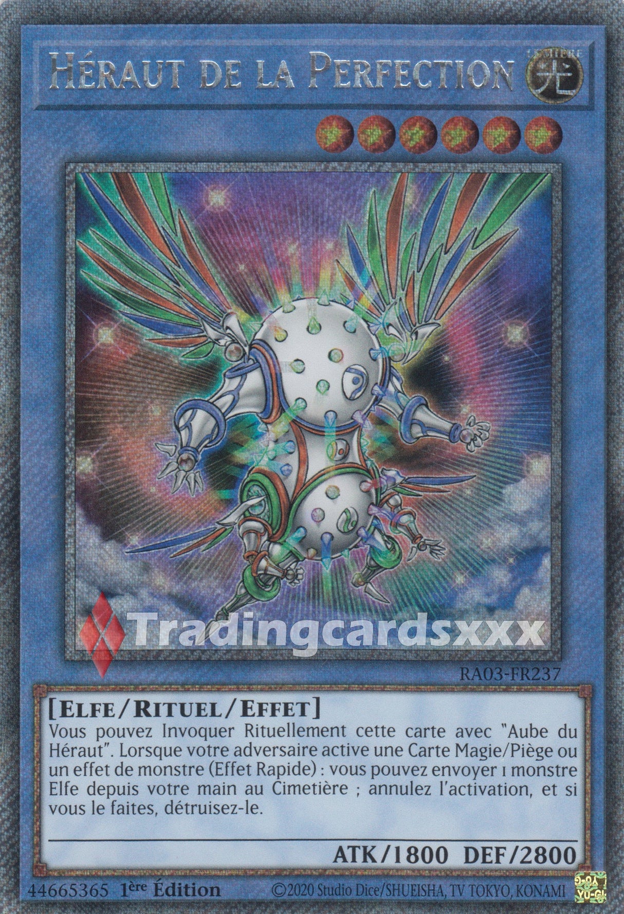 Yu-Gi-Oh! Héraut de la Perfection : RA03-FR237