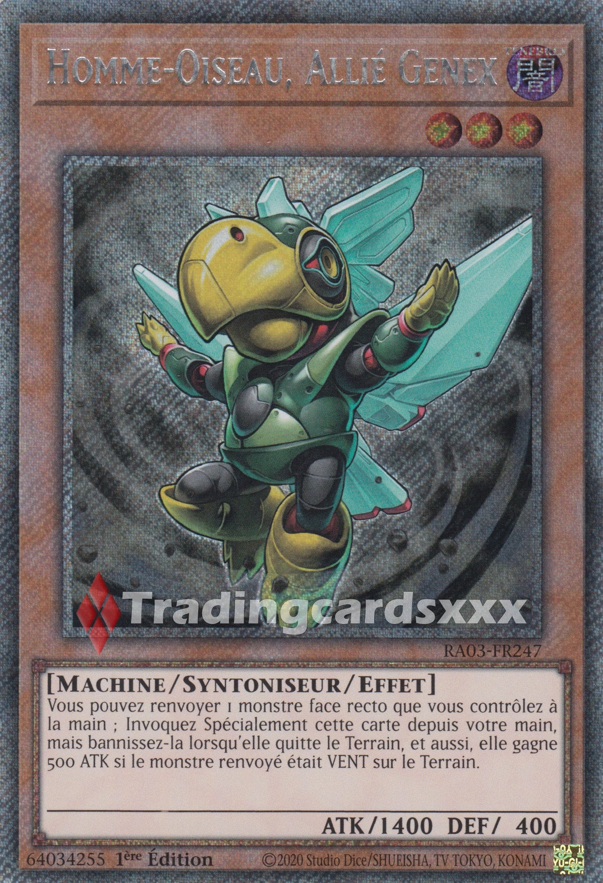 Yu-Gi-Oh! Homme-Oiseau, Allié Genex : RA03-FR247