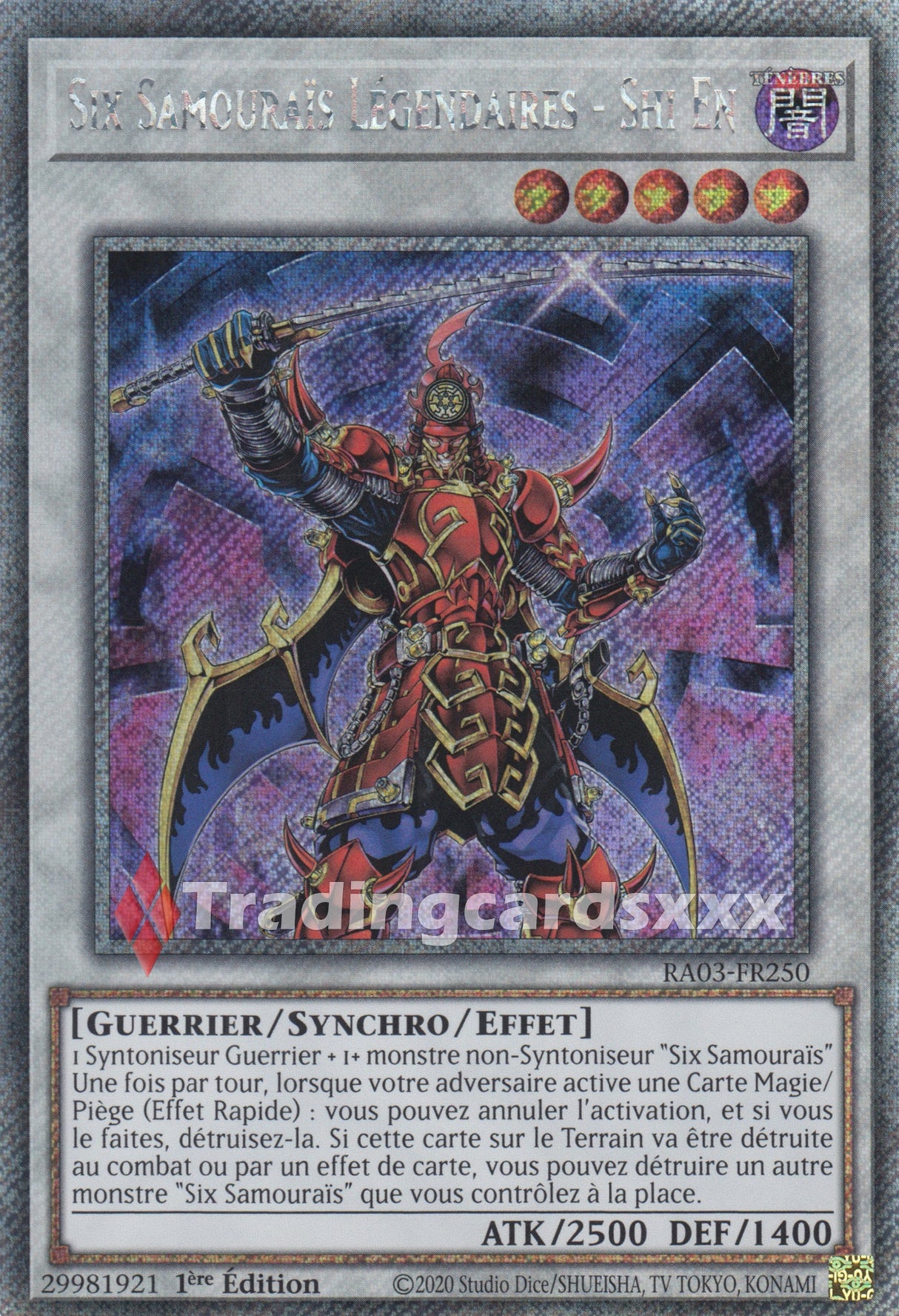 Yu-Gi-Oh! Six Samouraïs Légendaires - Shi En : RA03-FR250