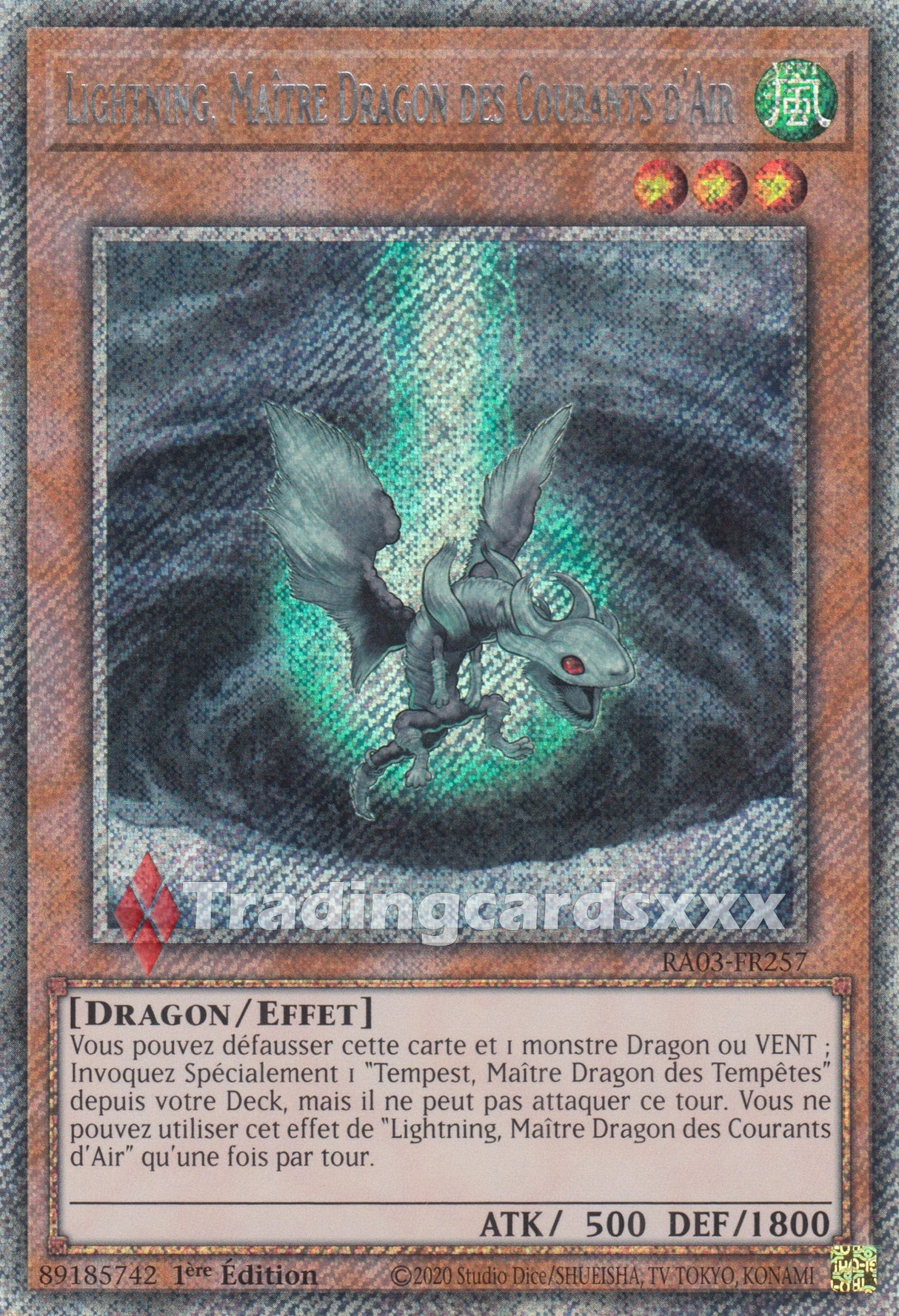Yu-Gi-Oh! Lightning, Maître Dragon des Courants d'Air : RA03-FR257