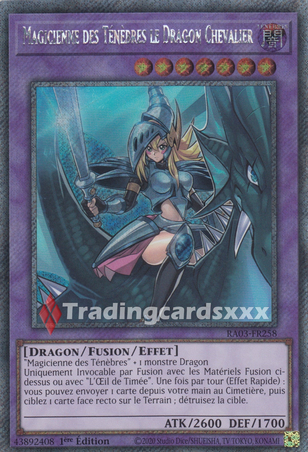 Yu-Gi-Oh! Magicienne des Ténèbres le Dragon Chevalier : RA03-FR258