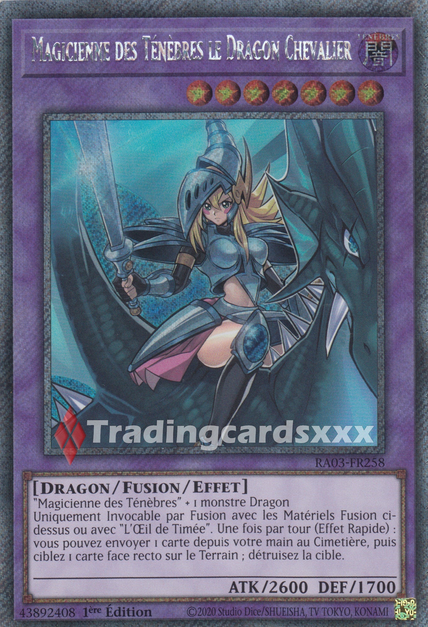 Yu-Gi-Oh! Magicienne des Ténèbres le Dragon Chevalier : RA03-FR258