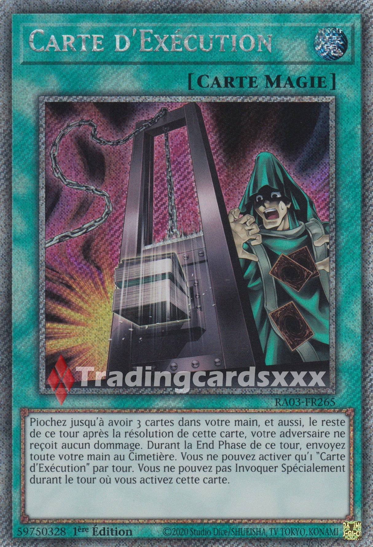Yu-Gi-Oh! Carte d'Exécution : RA03-FR265