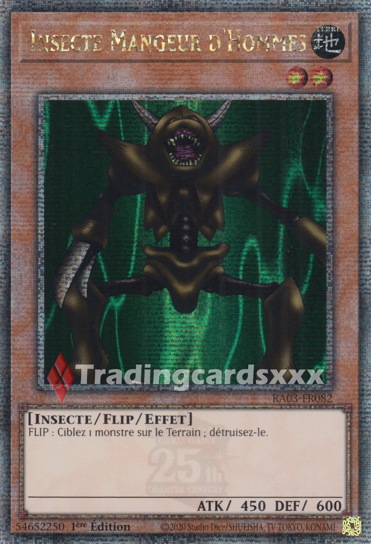 Yu-Gi-Oh! Insecte Mangeur d'Hommes : RA03-FR082