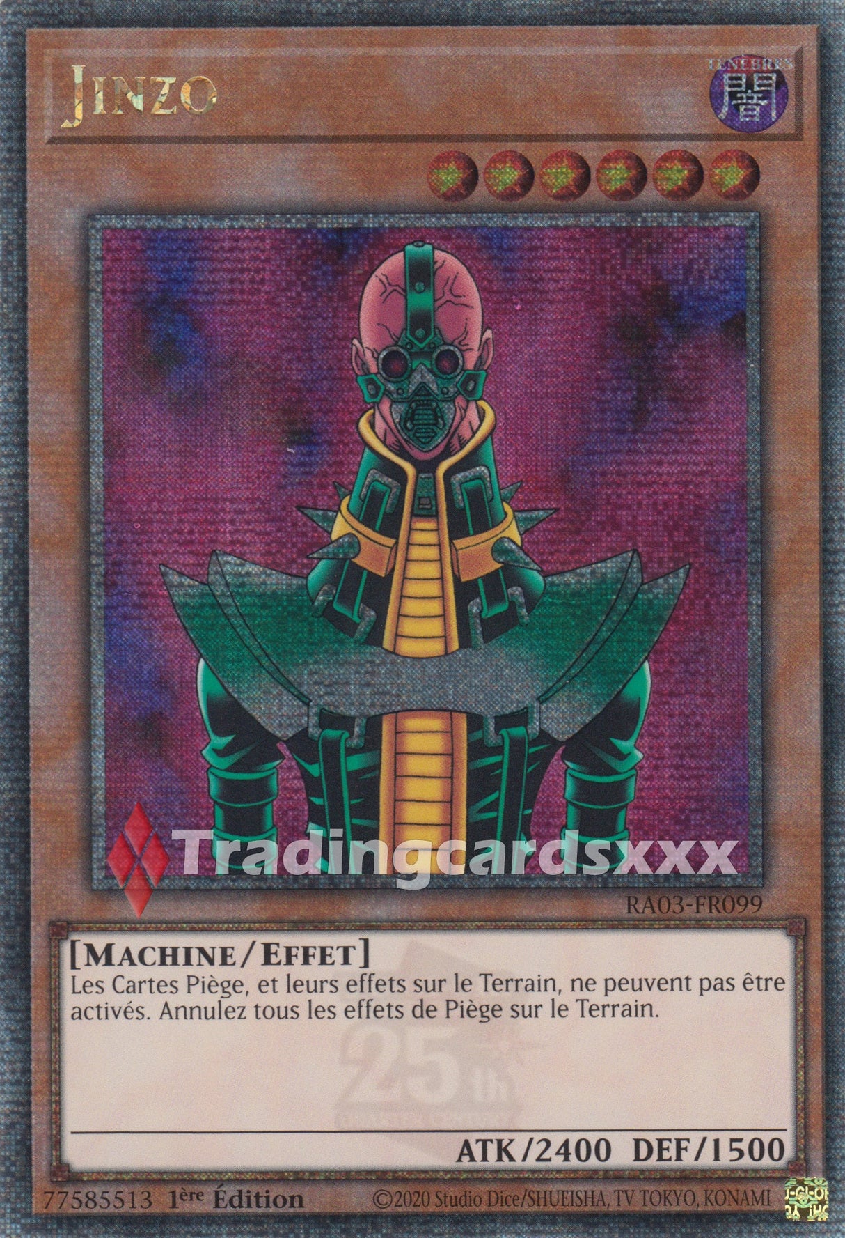 Yu-Gi-Oh! Jinzo : RA03-FR099