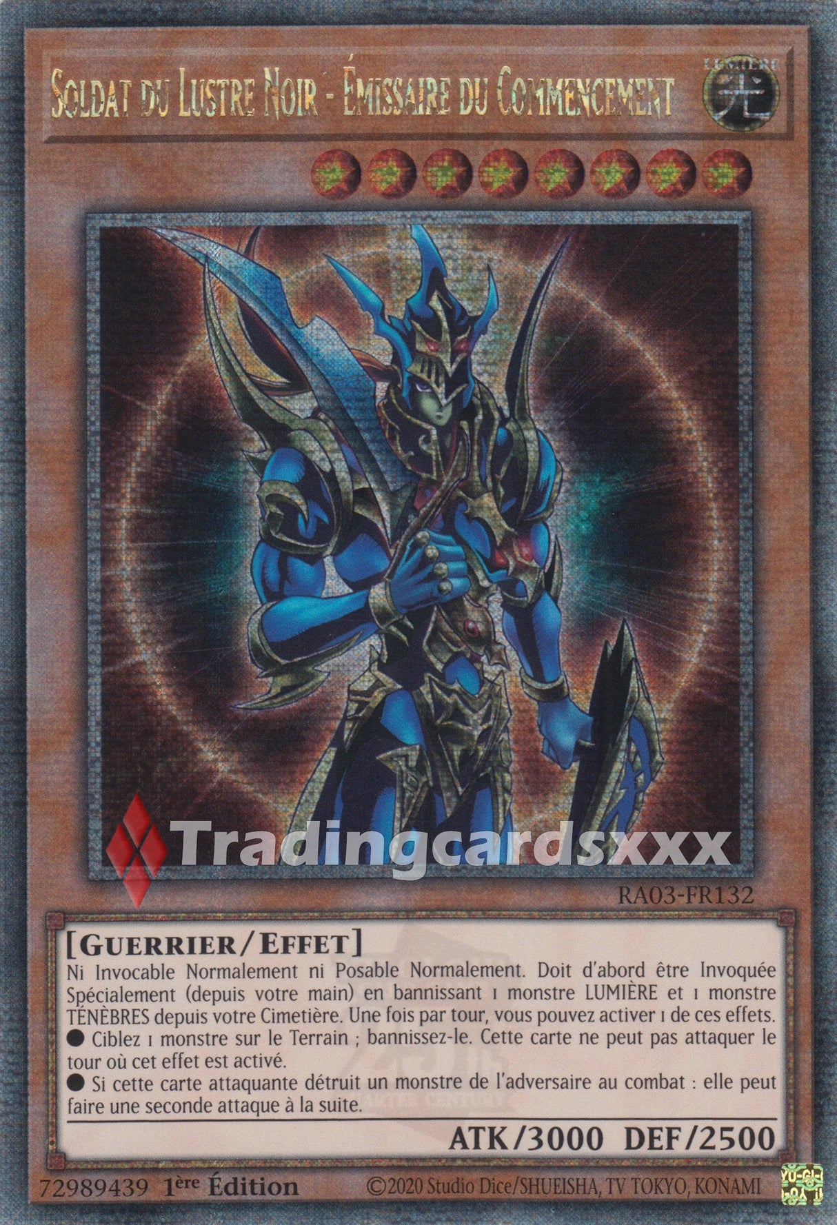 Yu-Gi-Oh! Soldat du Lustre Noir - Émissaire du Commencement : RA03-FR132