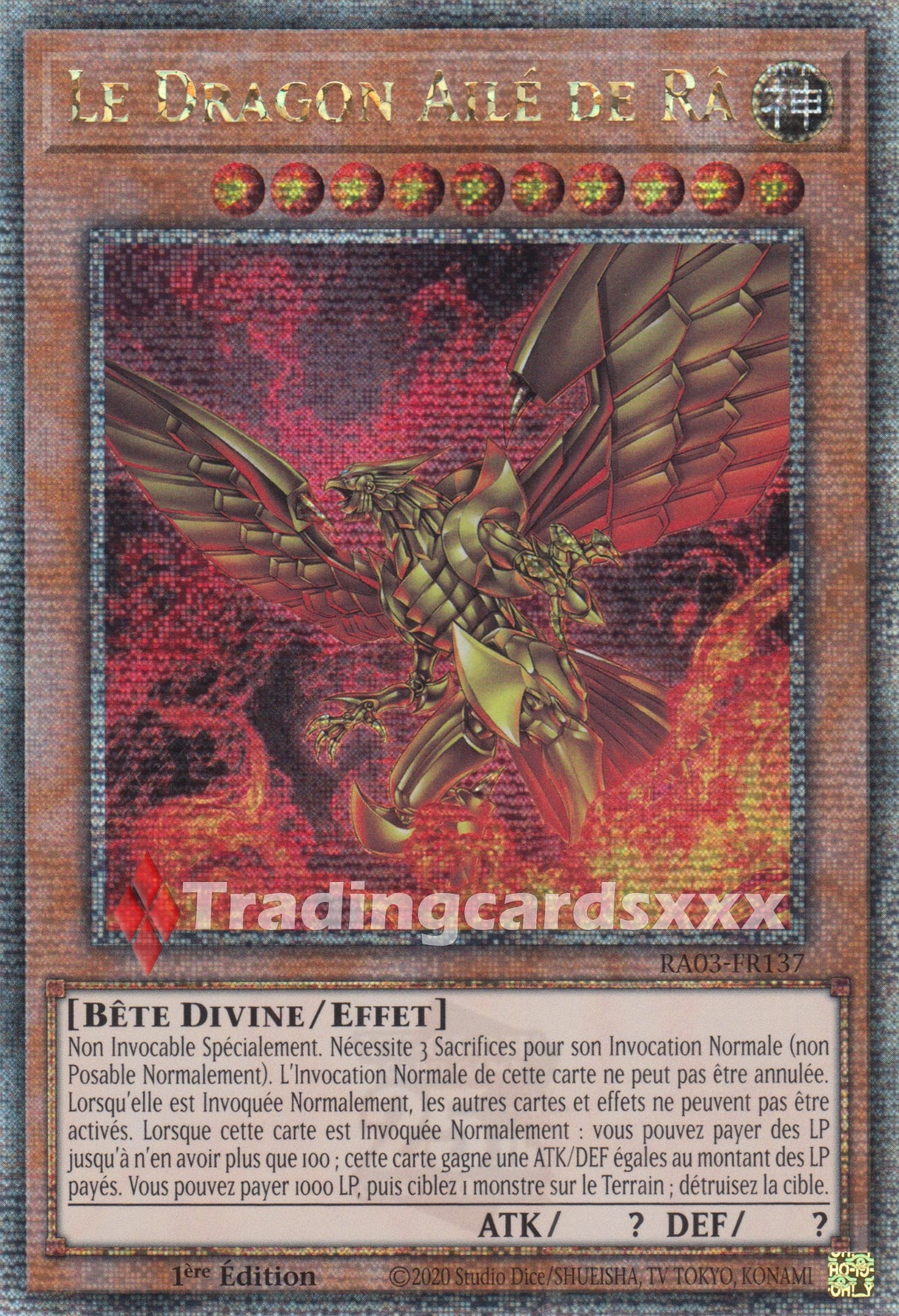 Yu-Gi-Oh! Le Dragon Ailé de Râ : RA03-FR137