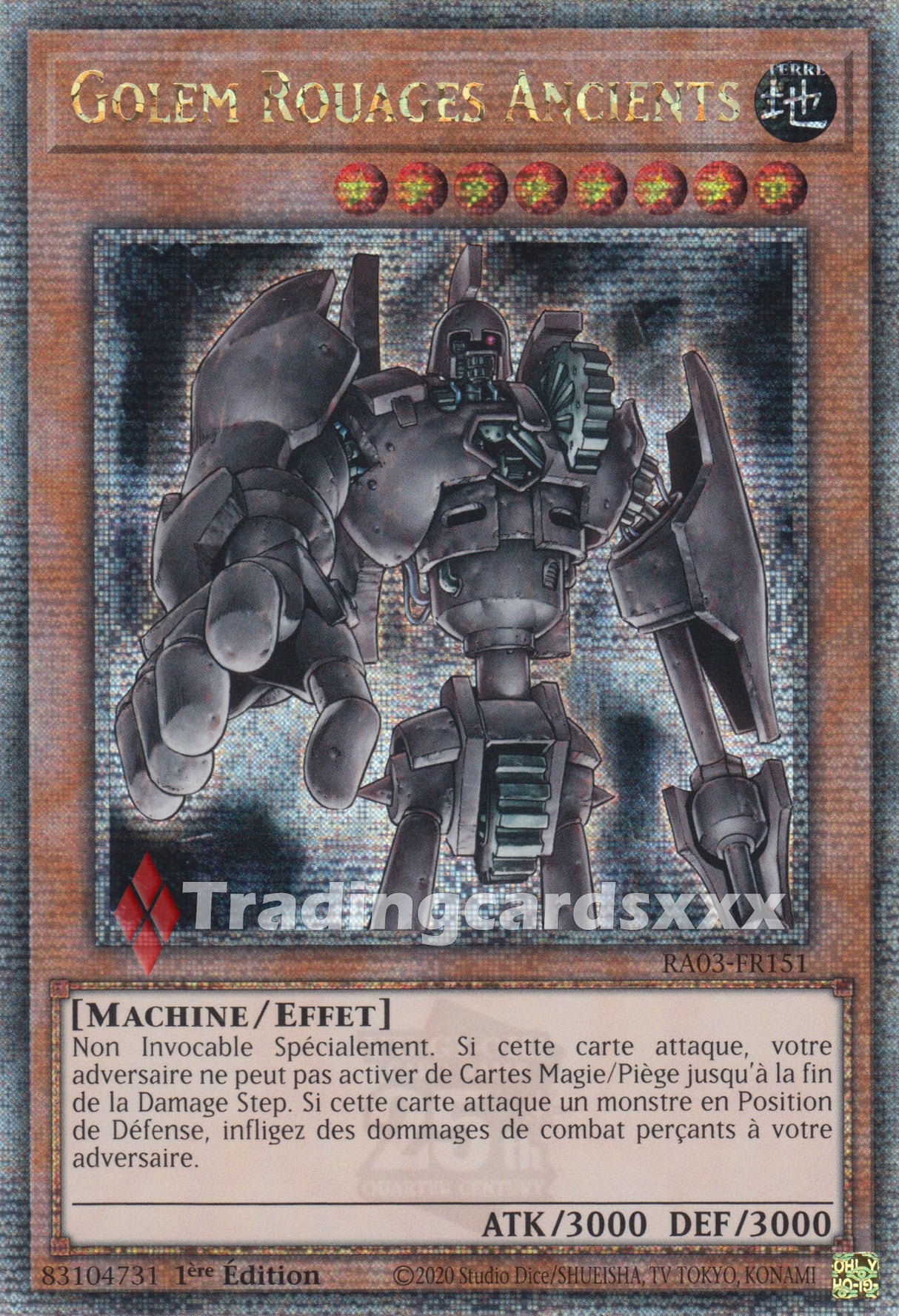 Yu-Gi-Oh! Golem Rouages Ancients : RA03-FR151